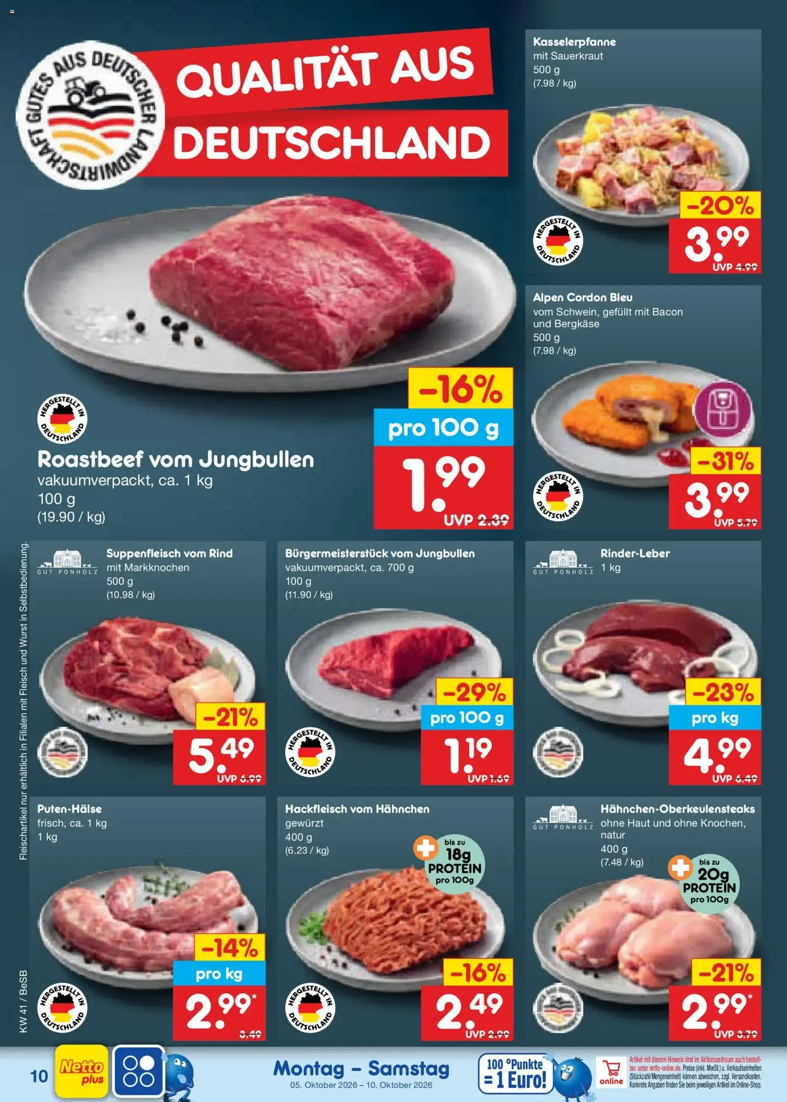 Netto Marken-Discount Prospekt (ab 05.10.2026) » Angebote van 5 oktober tot 10 oktober 2026 - Folder pagina 10
