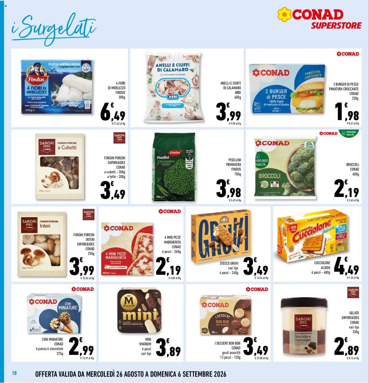 Volantino Conad dal 26/08/2026 > Anteprima da 26 agosto a 6 settembre di 2026 - Pagina del volantino 18