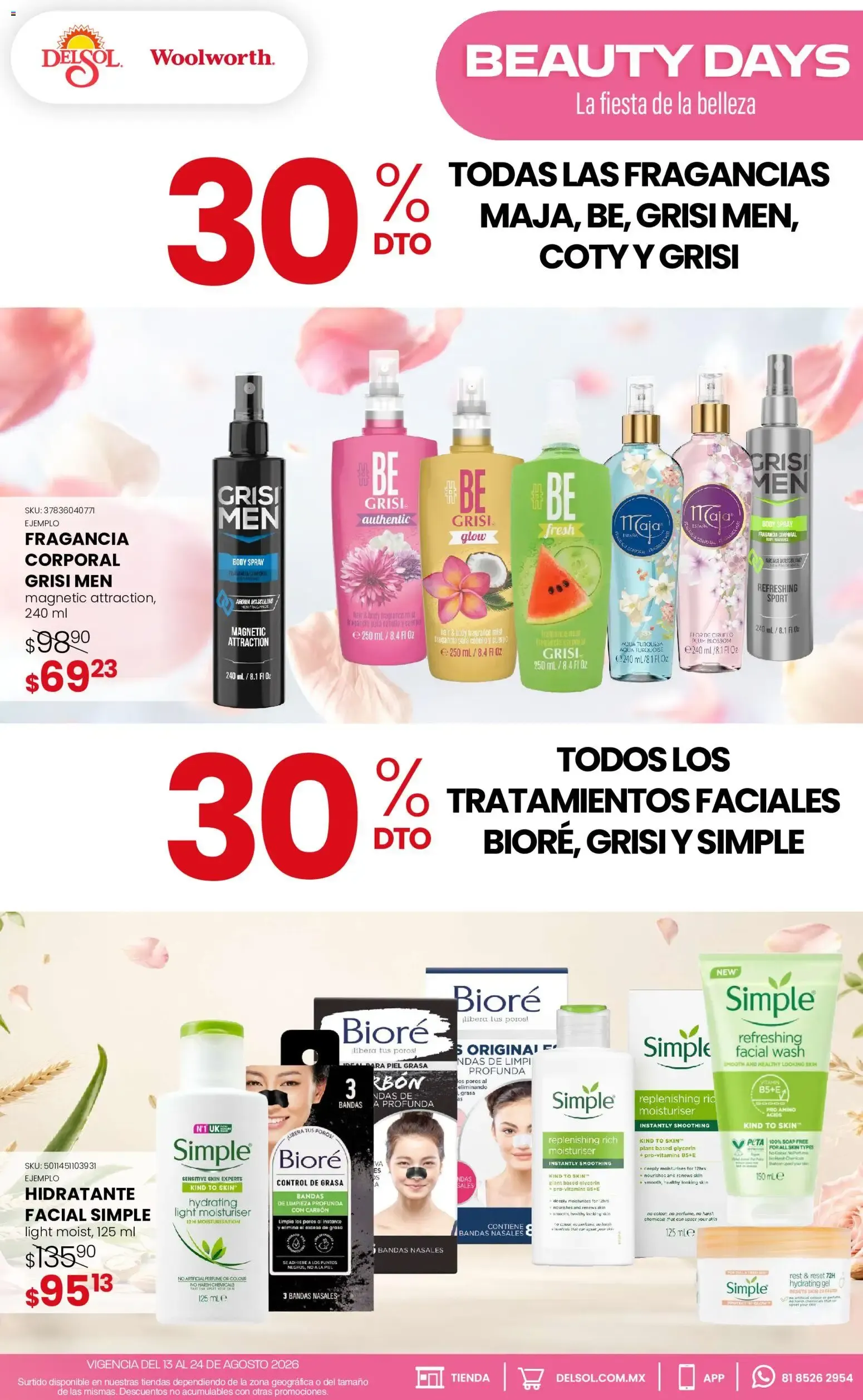 Catálogo de Del Sol y Woolworth katalog Beauty Days (13/08/2026 - 24/08/2026) - catálogo en línea 13 de agosto al 24 de agosto 2026 - Pagina 7