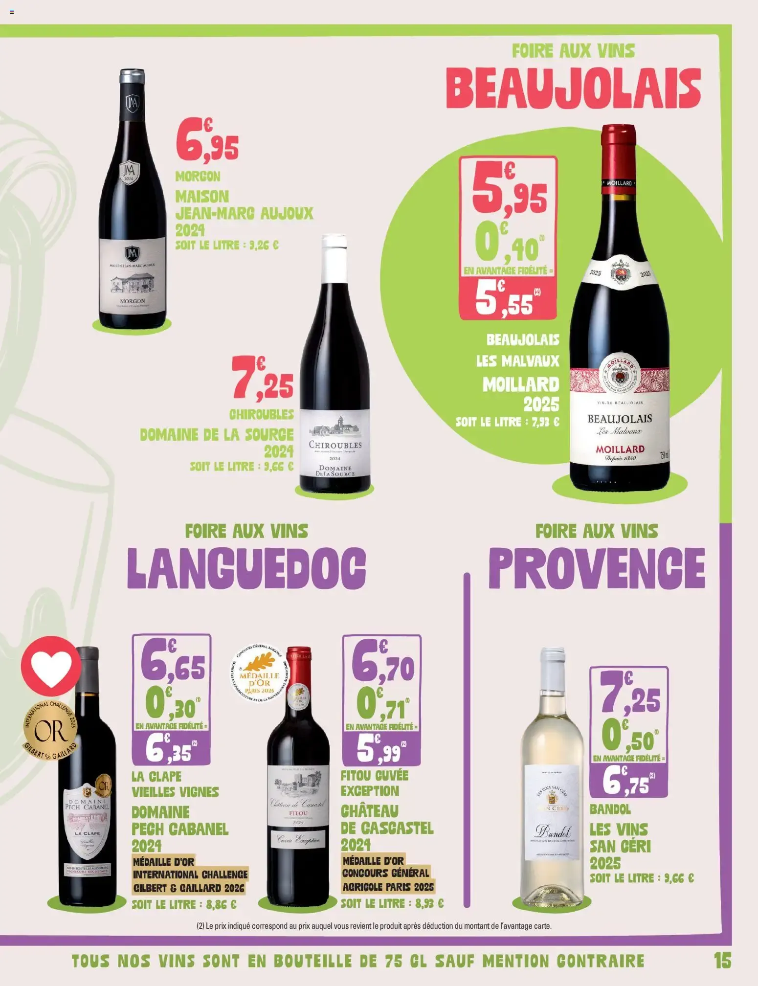 Foire aux Vins Supermarchés G20 du 23 septembre au 11 octobre 2026 - Catalogue page 15
