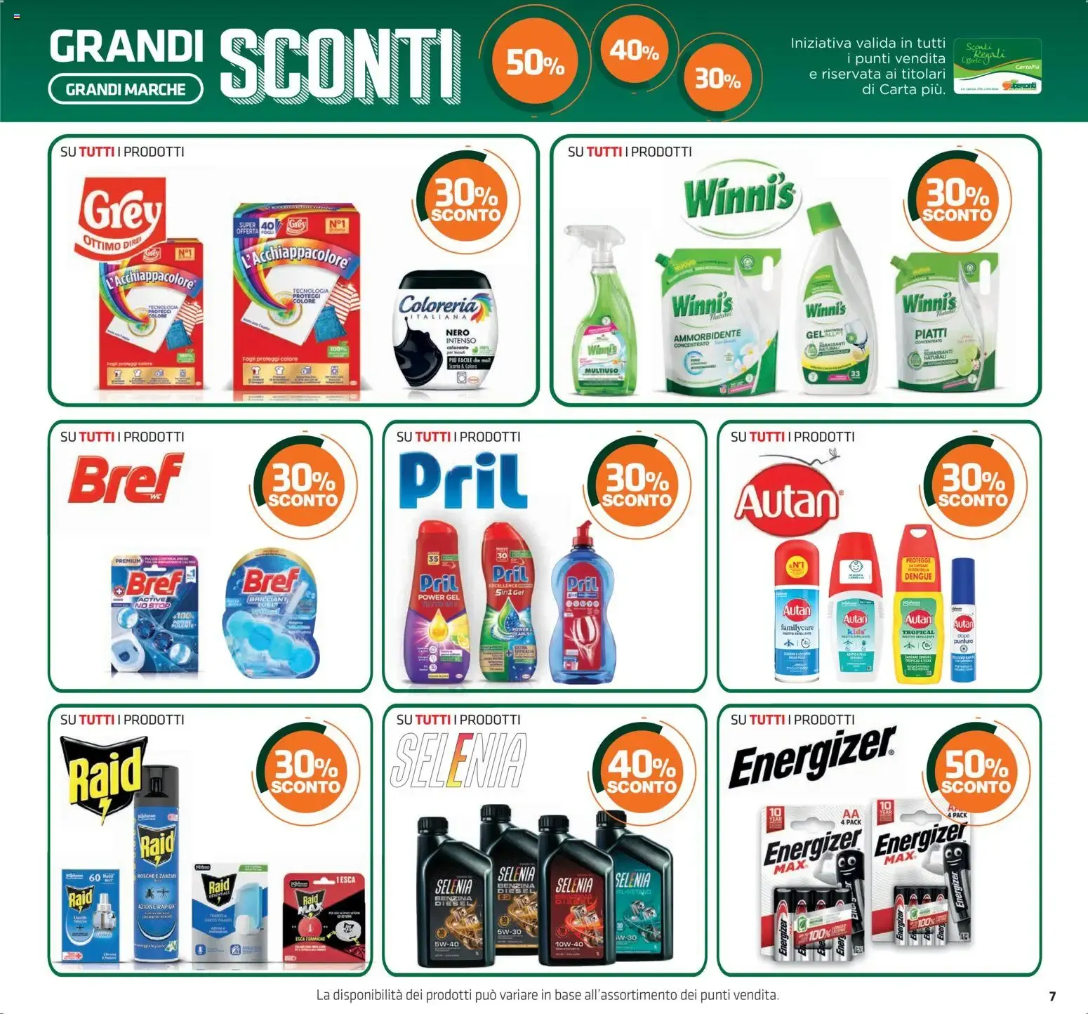 Superconti Supermercati - Grandes Descuentos da 18 giugno a 1 luglio di 2026 - Pagina del volantino 7