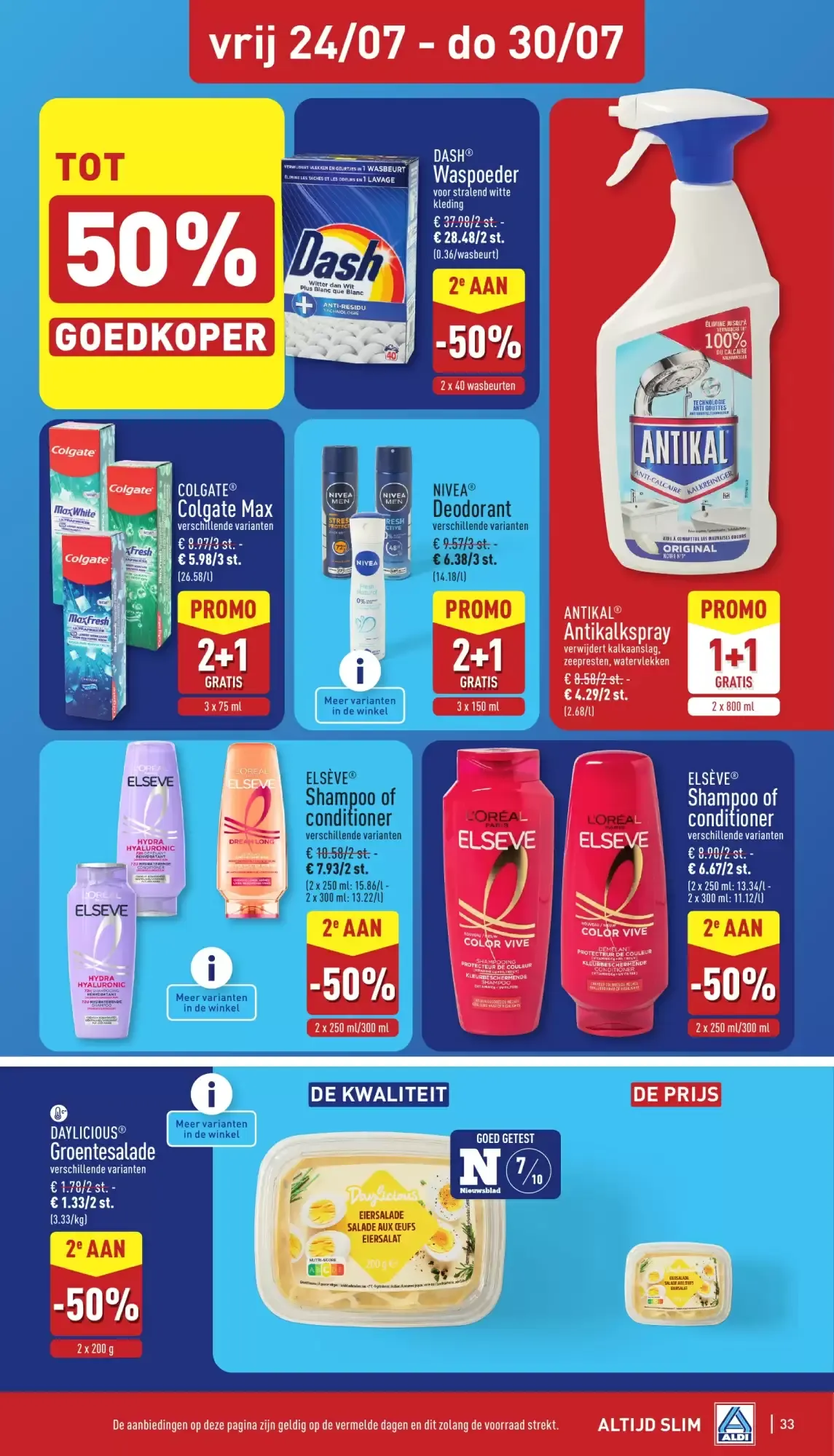 Aldi folder van 20/07 t.e.m. 25/07 van 20 juli tot 25 juli 2026 - folder pagina 33