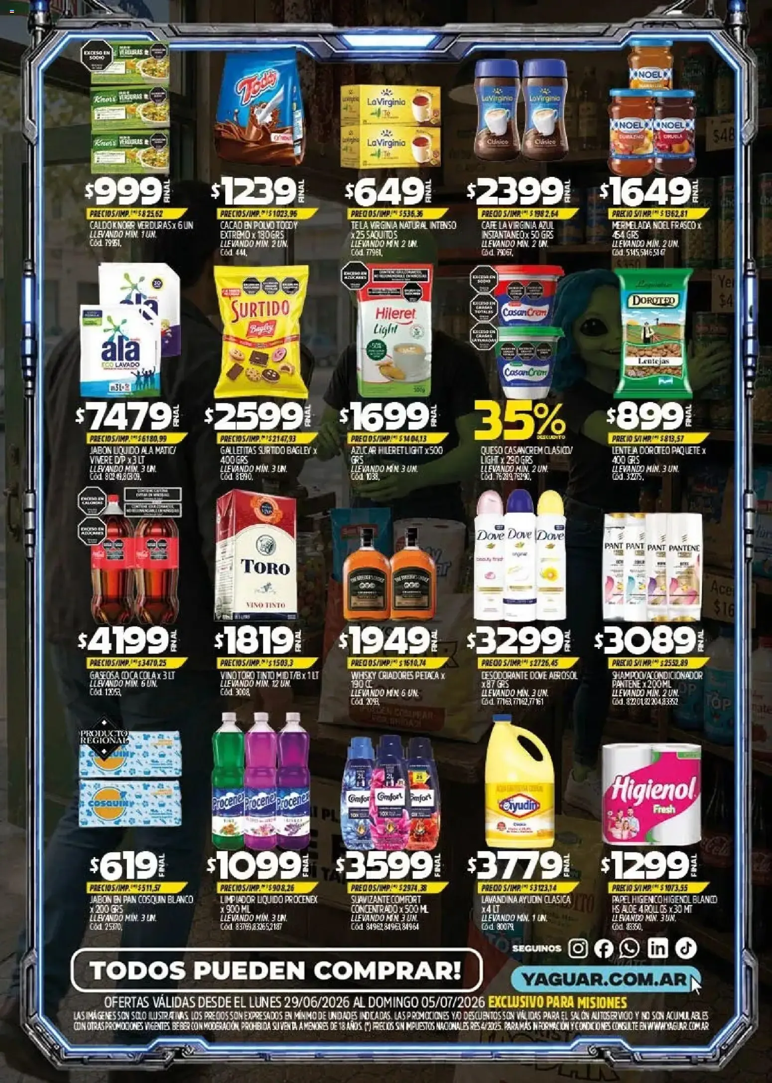 Ofertas de Yaguar - Oferta Semanal Misiones del 29/06/2026 - 05/07/2026 29 de junio al 5 de julio 2026 - Página 2 del catálogo