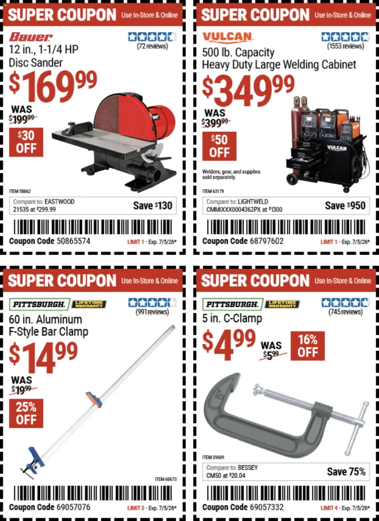 Harbor Freight Weekly Ad (06/22 - 07/05 2026) - Flyer