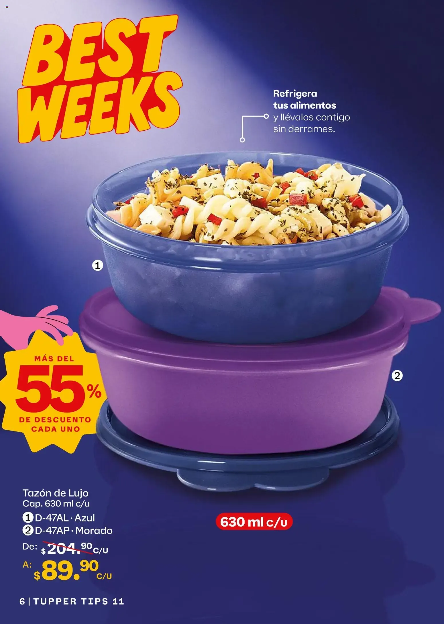Catálogo de Tupper® Tips 11 Best Weeks 5 de octubre al 1 de noviembre 2026 - Pagina 6