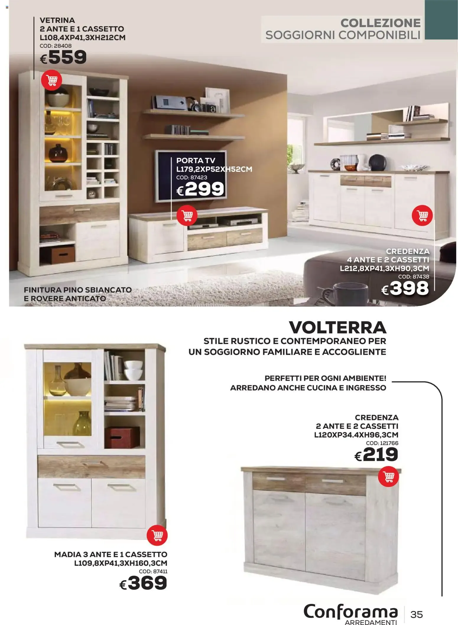 Conforama Arredamenti - Catalogo Primavera/Estate 2026 da 22 giugno a 30 settembre di 2026 - Pagina del volantino 35