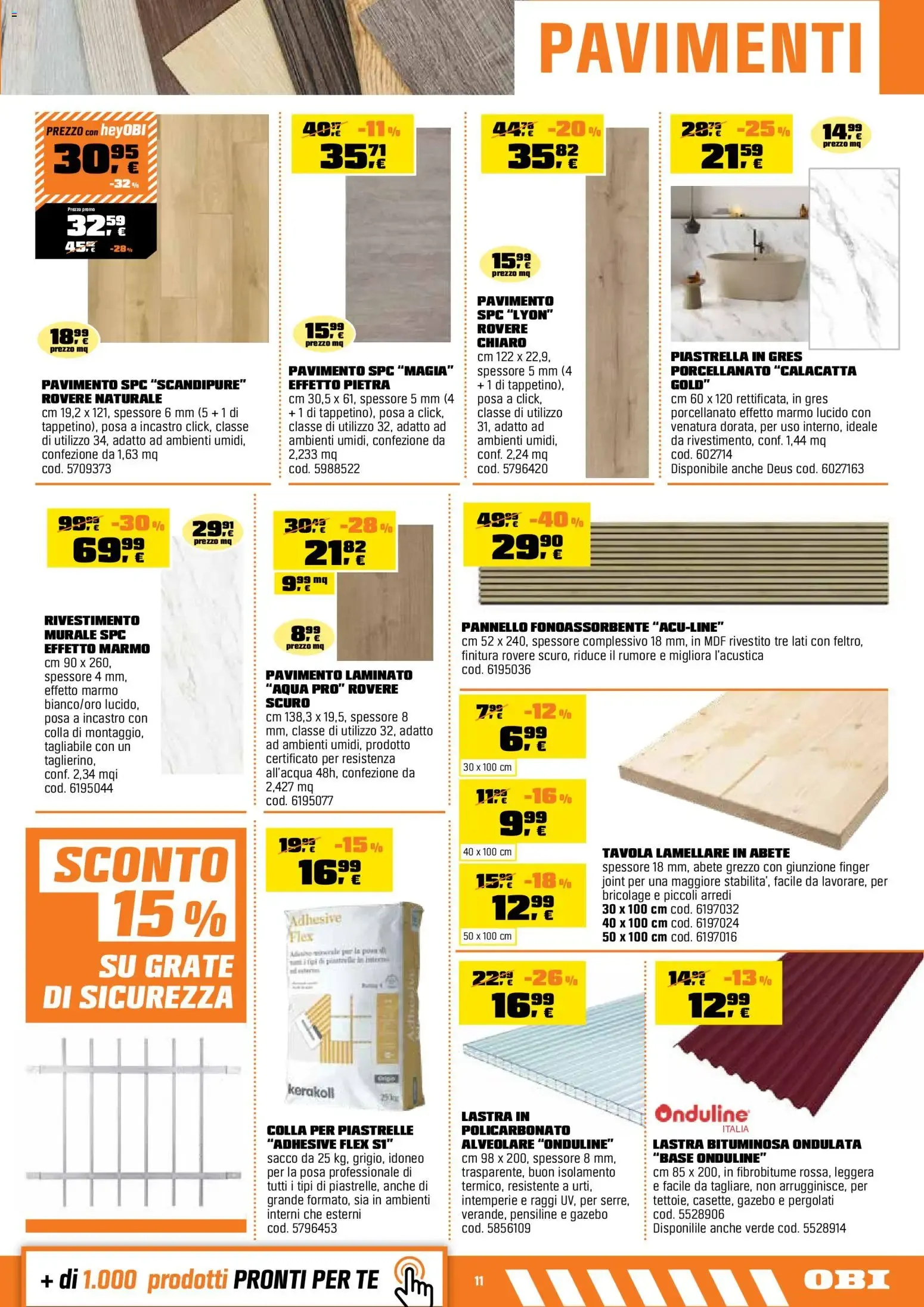 Nuovo OBI volantino dal 15/10/2026 > offerte anteprima 🛍️ da 15 ottobre a 8 novembre di 2026 - Pagina del volantino 11