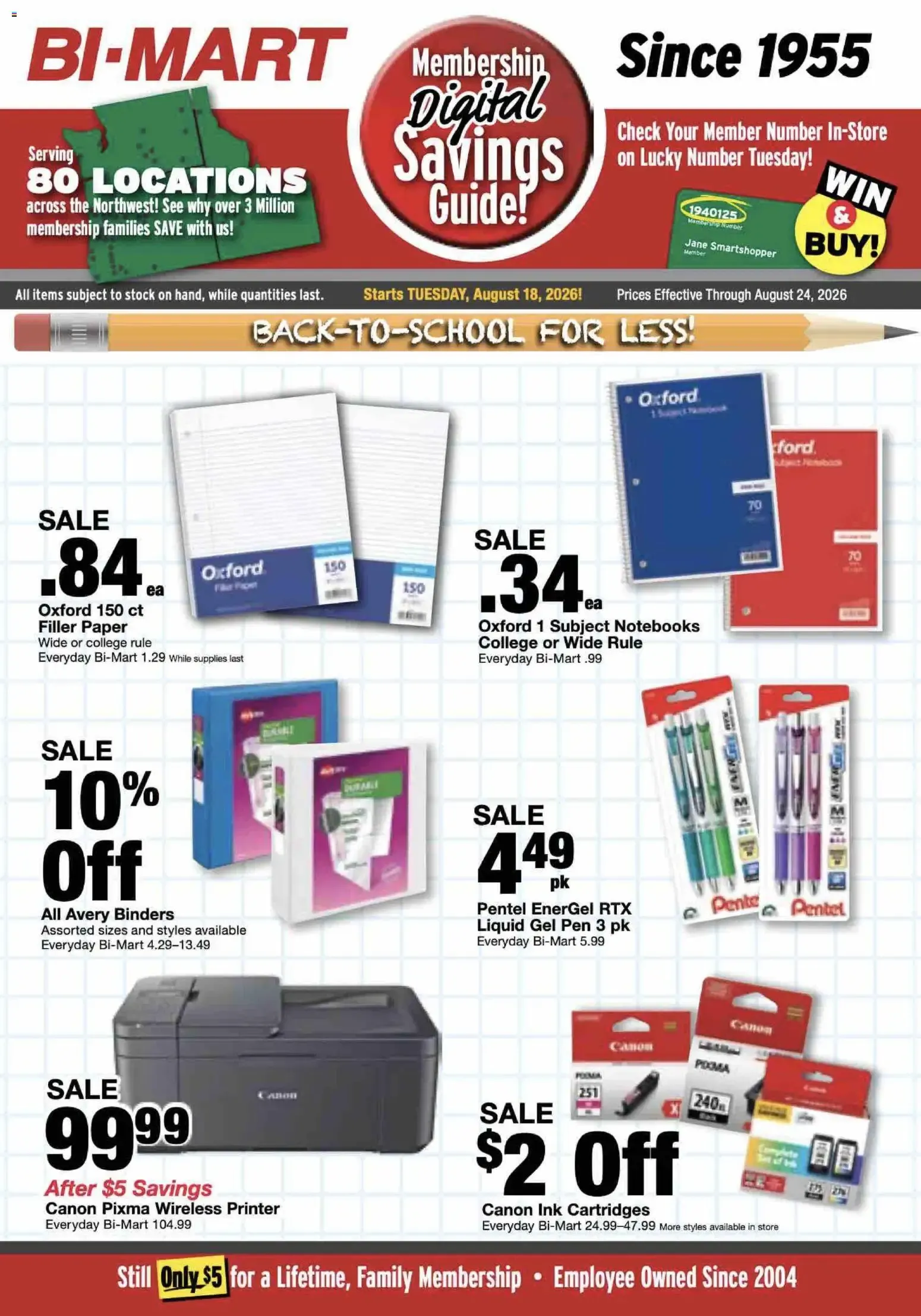 Bi-Mart Weekly Ad from 08/18/2026 - Flyer