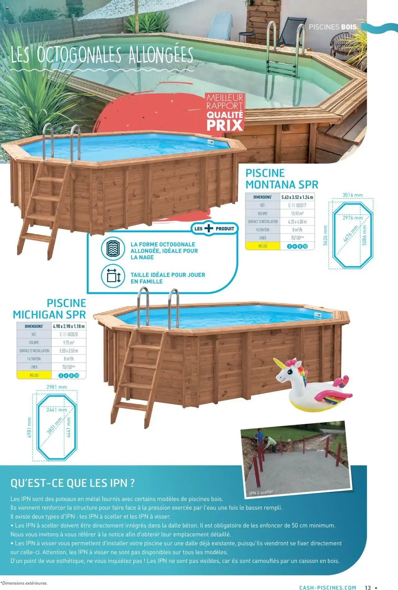 Cash Piscines Guide piscines hors-sol à partir du 01/03/2024 - promo en ligne du 1 mars au 30 septembre 2026 - Catalogue page 13