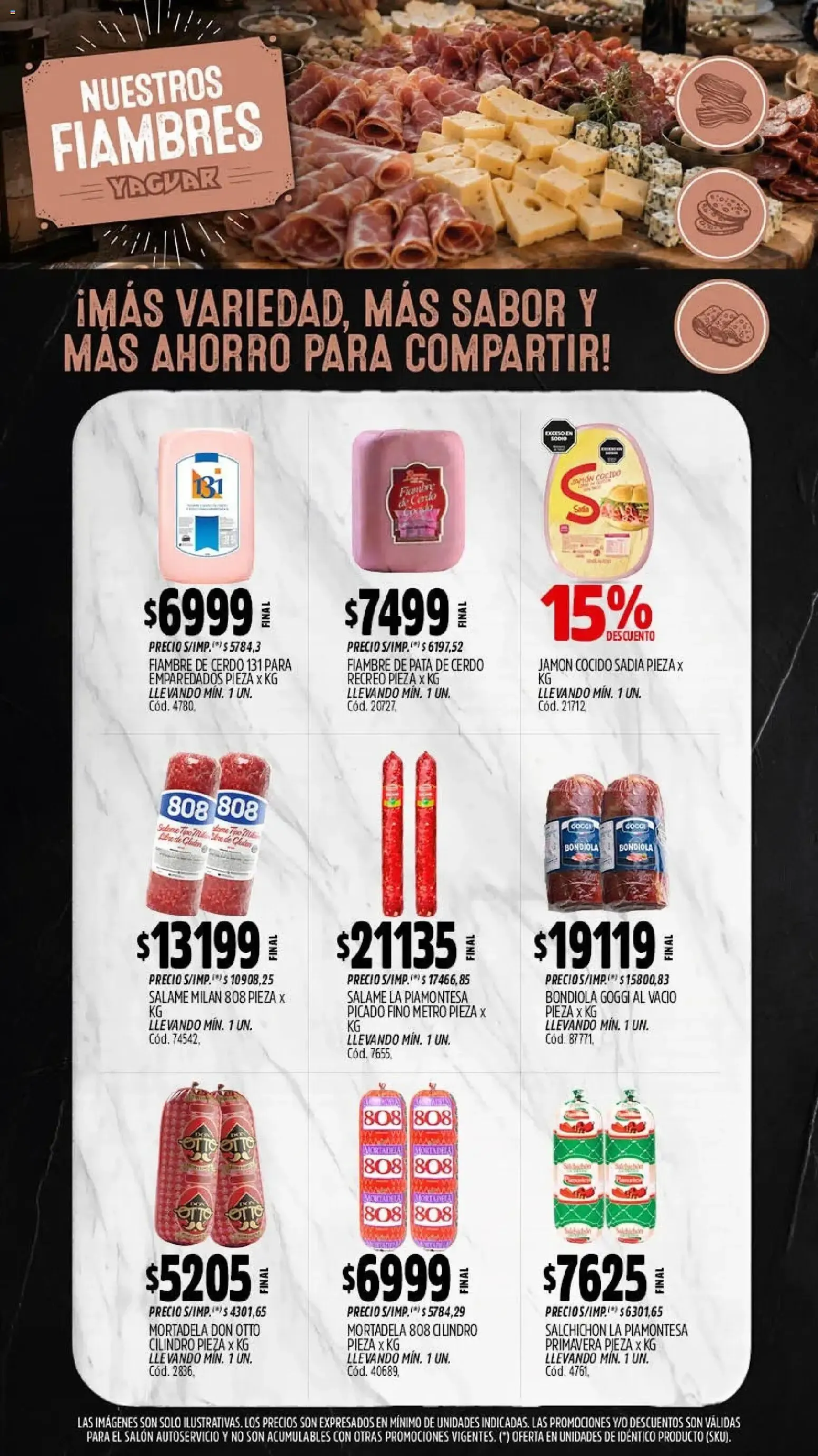 Ofertas de MAYORISTA YAGUAR EL CUMPLE DEL AÑO 38 19 de octubre al 25 de octubre 2026 - Página 8 del catálogo