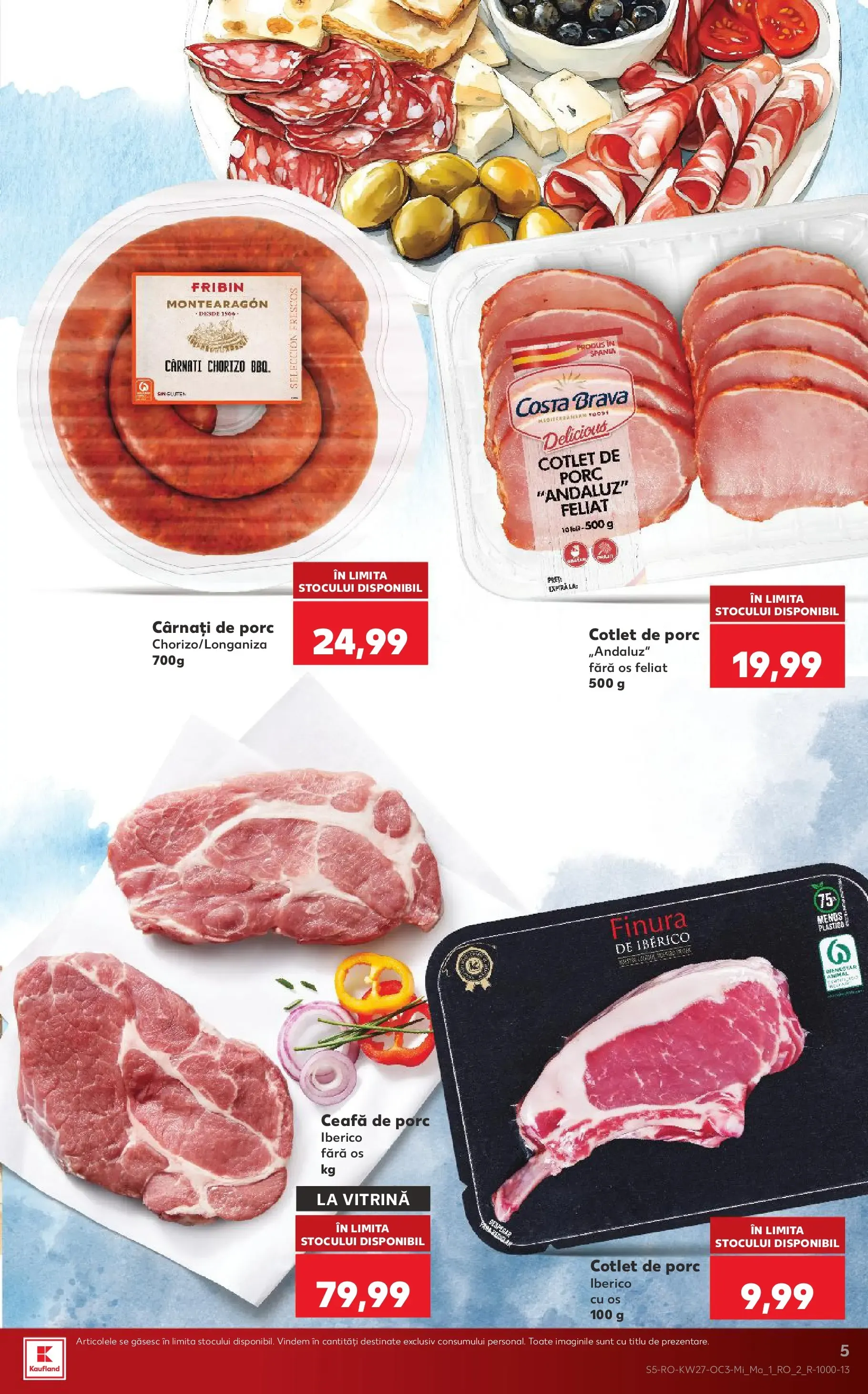 Catalog Kaufland: DESCOPERĂ SAVOAREA SPANIEI! de la 1 iulie până la 7 iulie 2026 - Revista Pagina 5