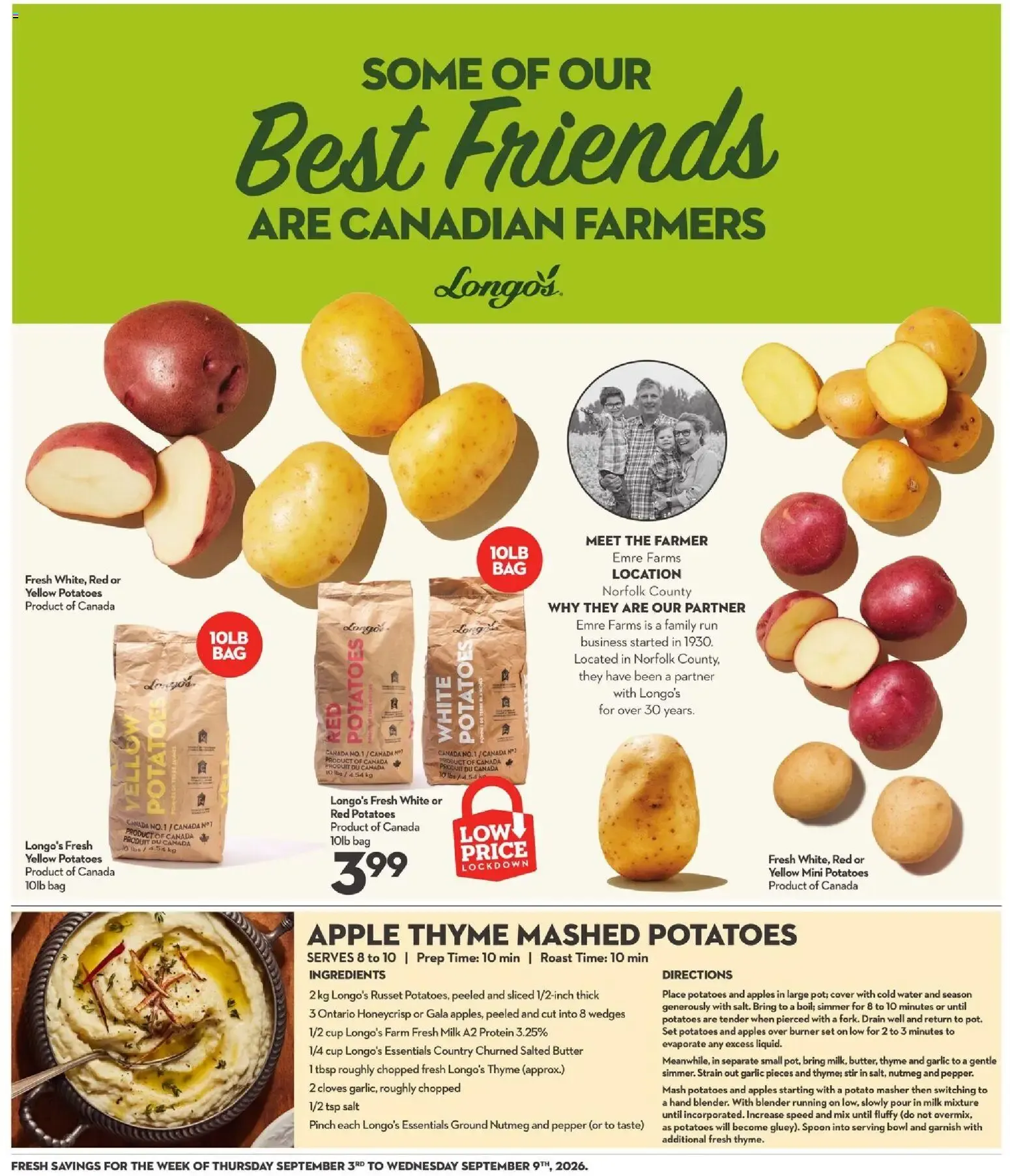 Longo's weekly flyer / circulaire from Sep 3, 2026 > weekly specials & deals from September 3 to September 9 2026 - flyer page 18