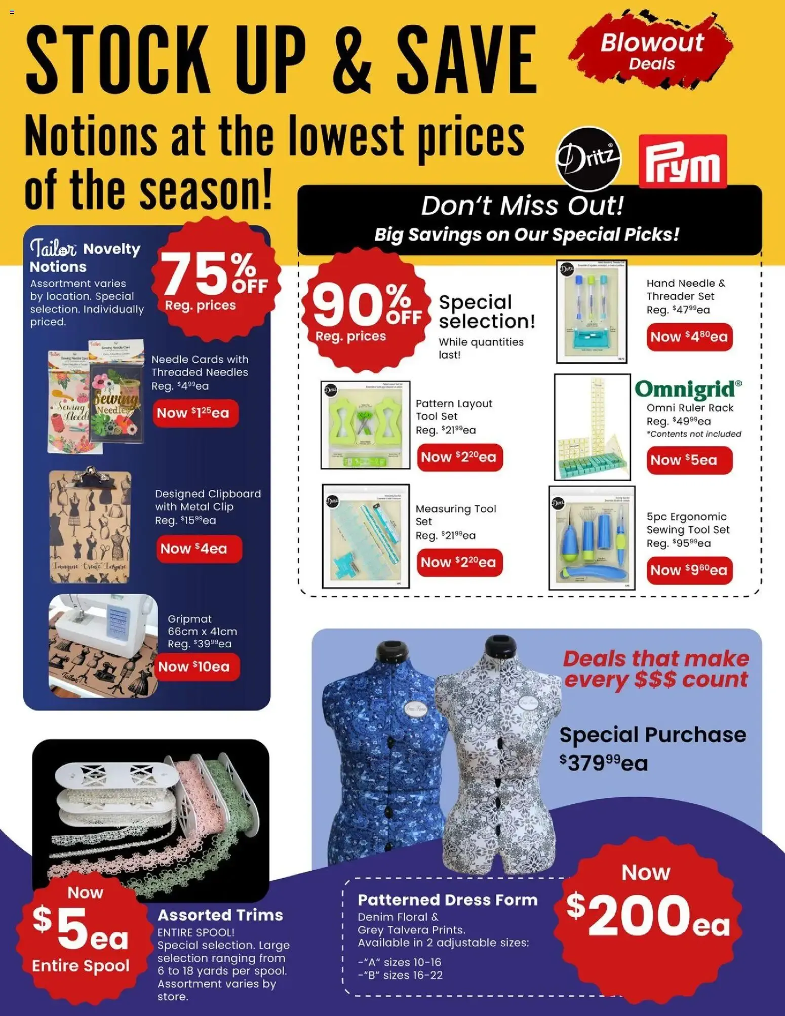 FABRICLAND CLEAN SWEEP Sale from August 1 to August 31 2026 - flyer page 5