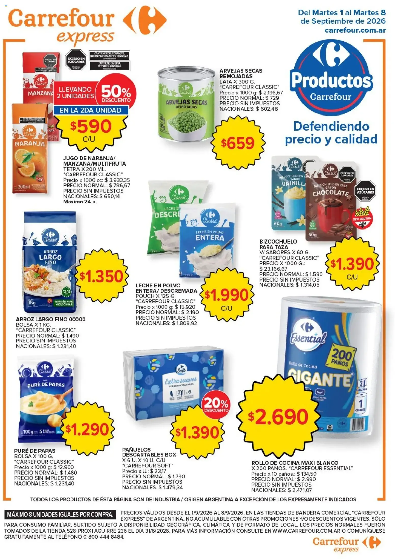 Ofertas de Carrefour Express - Ofertas || del 01/09/2026 - 09/09/2026 || Promociones 1 de septiembre al 8 de septiembre 2026 - Página 4 del catálogo