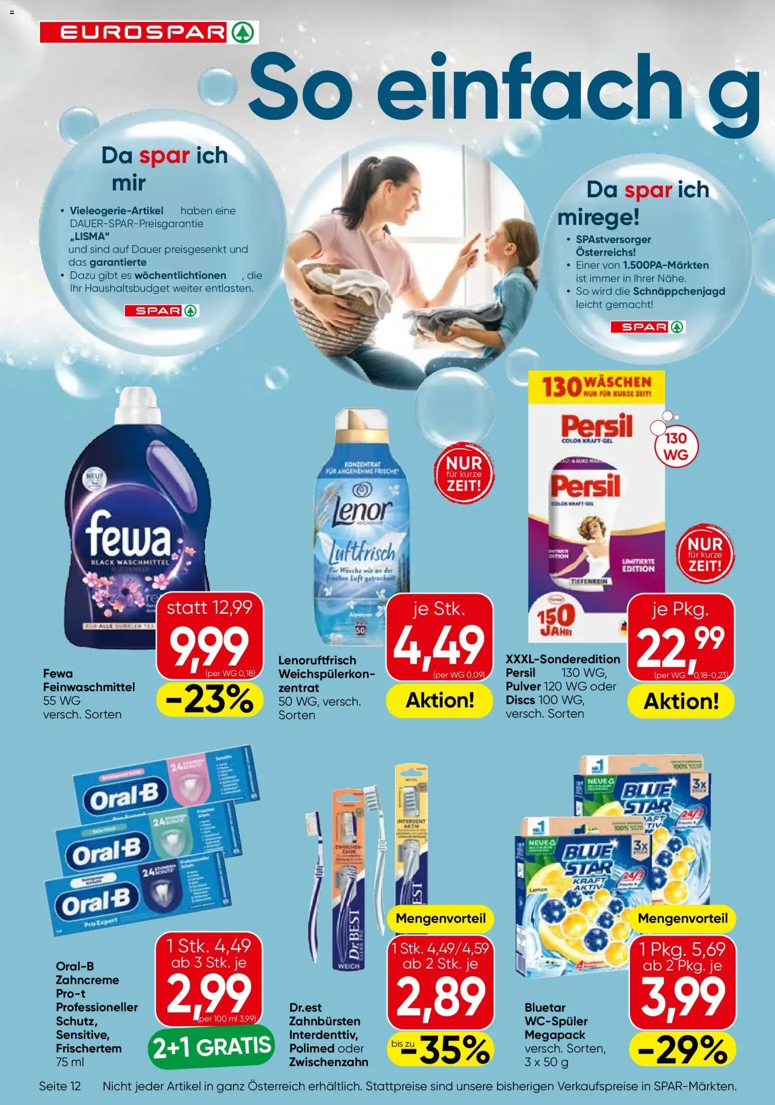 Eurospar Flugblatt von 10.09.2026 - Aktuelle Angebote von 10. September bis 23. September 2026 - Flugblätt seite 12