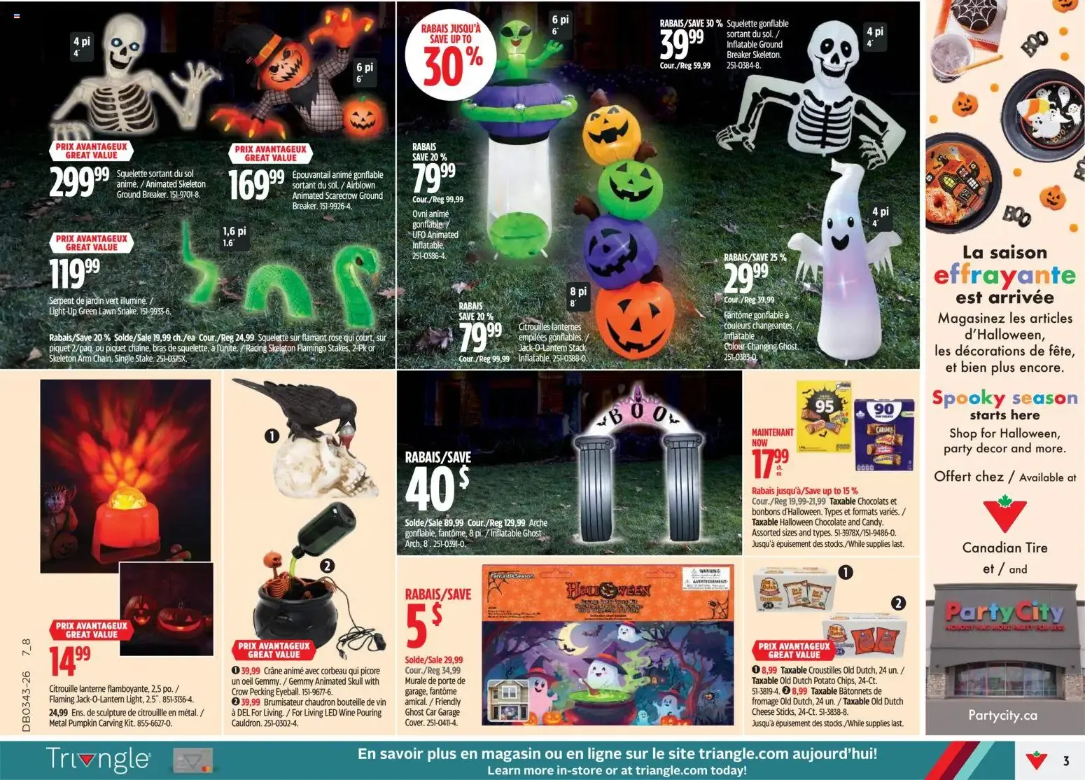Canadian Tire 🖤 Halloween flyer from Oct 22, 2026 🧡 from October 22 to October 28 2026 - flyer page 3