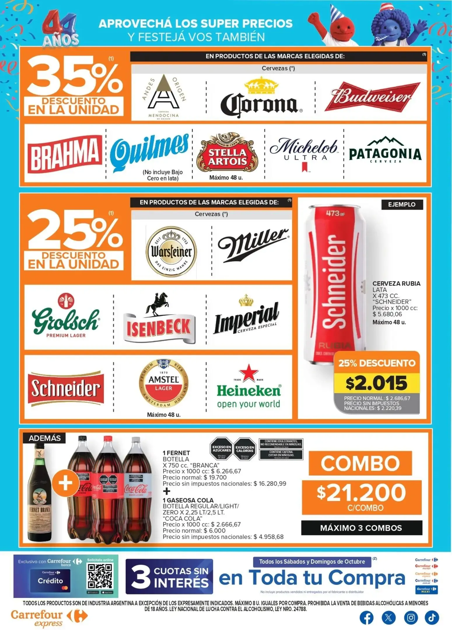 Ofertas de Carrefour Express catálogo del 16/10/2026 - 22/10/2026 16 de octubre al 22 de octubre 2026 - Página 2 del catálogo