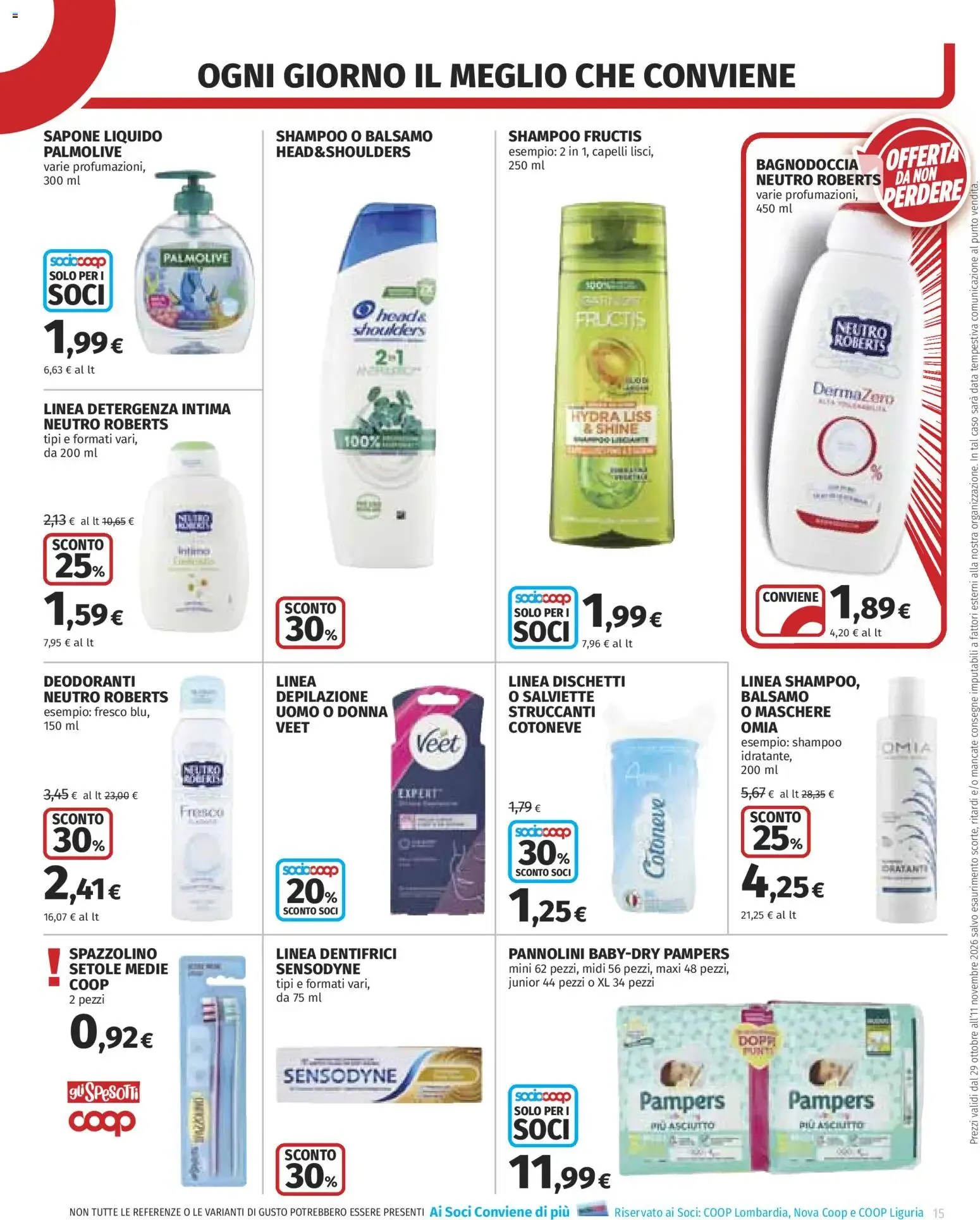 Volantino COOP Anteprima dal 29/10/2026 > NUOVO Promozioni da 29 ottobre a 11 novembre di 2026 - Pagina del volantino 15
