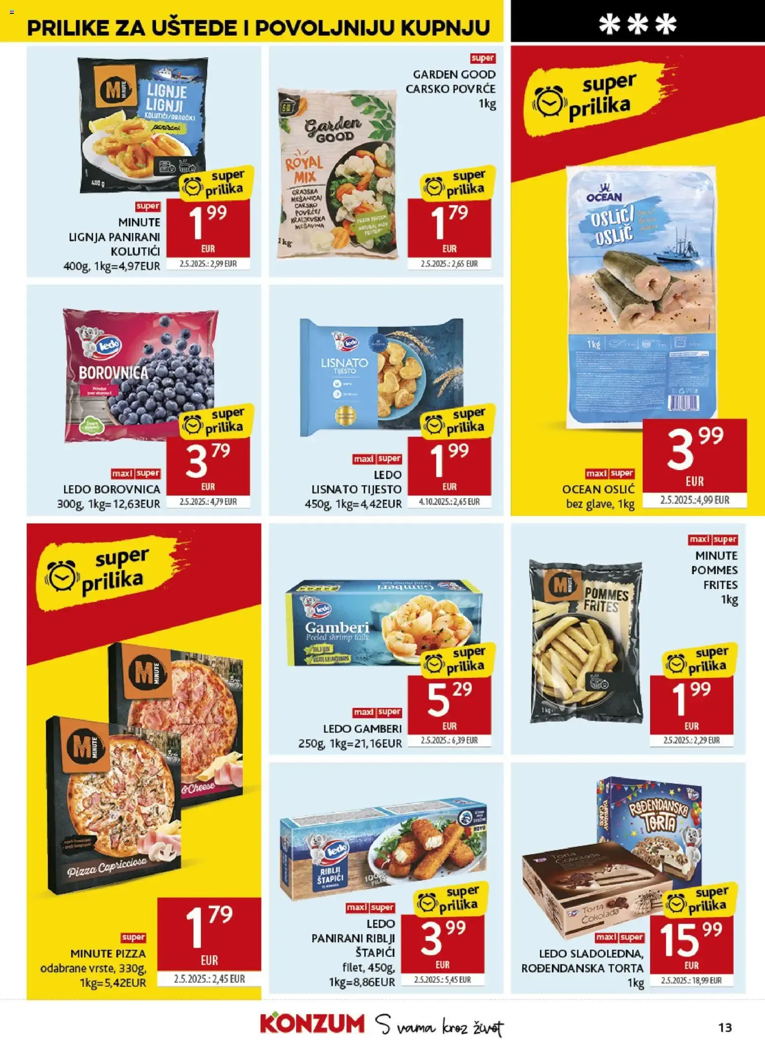 Katalog Konzum Katalog novi od 04.08.2026 na listanje > letak digitalni od 4. kolovoza do 11. kolovoza 2026. - Pregled Stranica 13