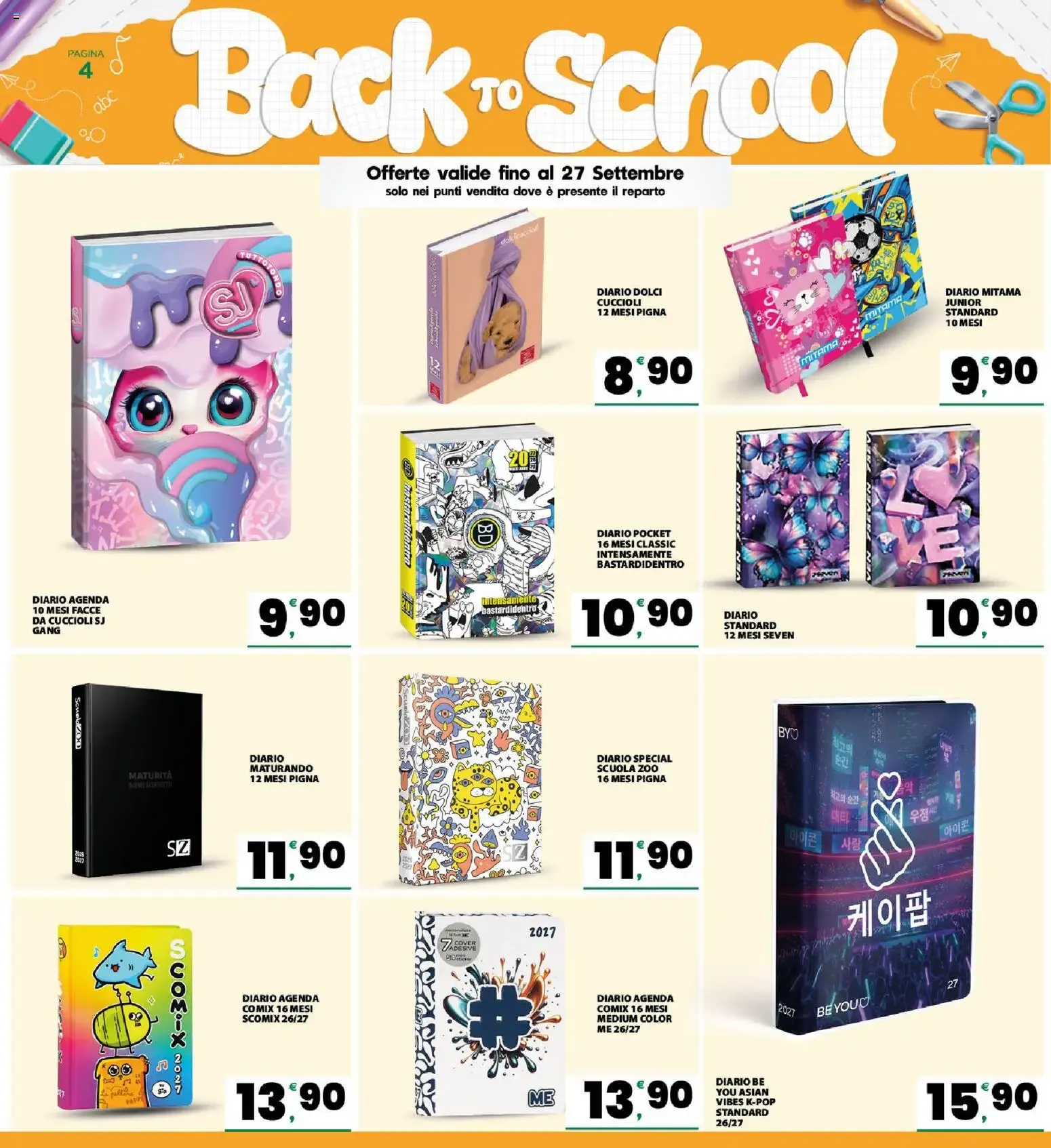 Eurospar Interspar Back To School da 31 agosto a 27 settembre di 2026 - Pagina del volantino 4