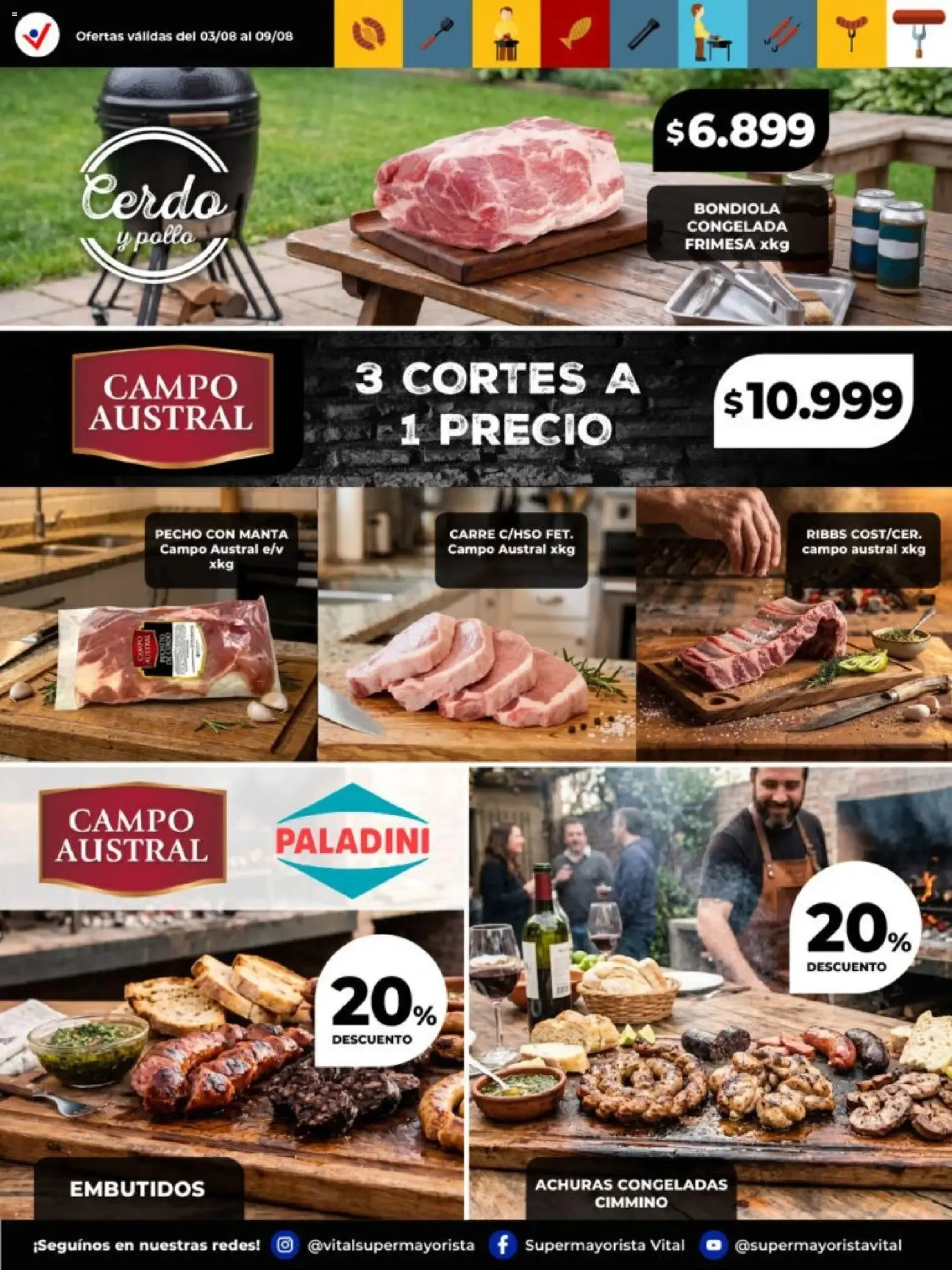 Ofertas de Vital - Especial de frescos || del 03/08/2026 - 09/08/2026 || Catálogo 3 de agosto al 9 de agosto 2026 - Página 3 del catálogo