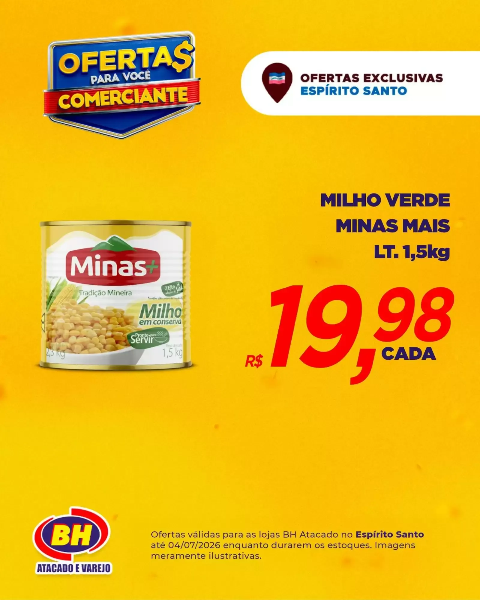 Encarte de Ofertas BH Atacado e Varejo para Comerciantes no Espírito Santo 29 de junho até 4 de julho 2026 - Pagina 6