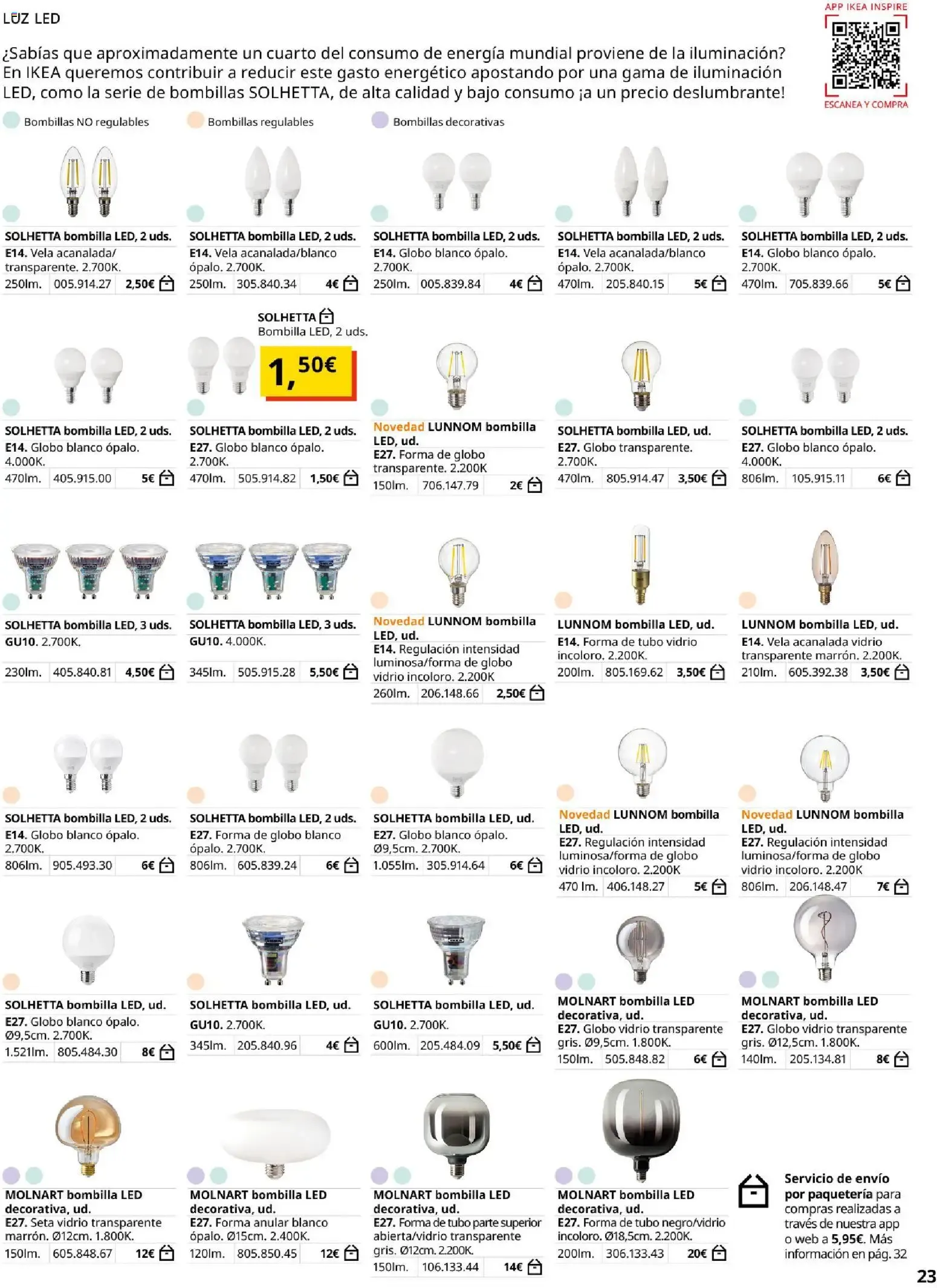 Catálogo de Catálogo IKEA Iluminación y hogar inteligente del 06/03/2026 6 de marzo al 31 de agosto 2026 - Página 22