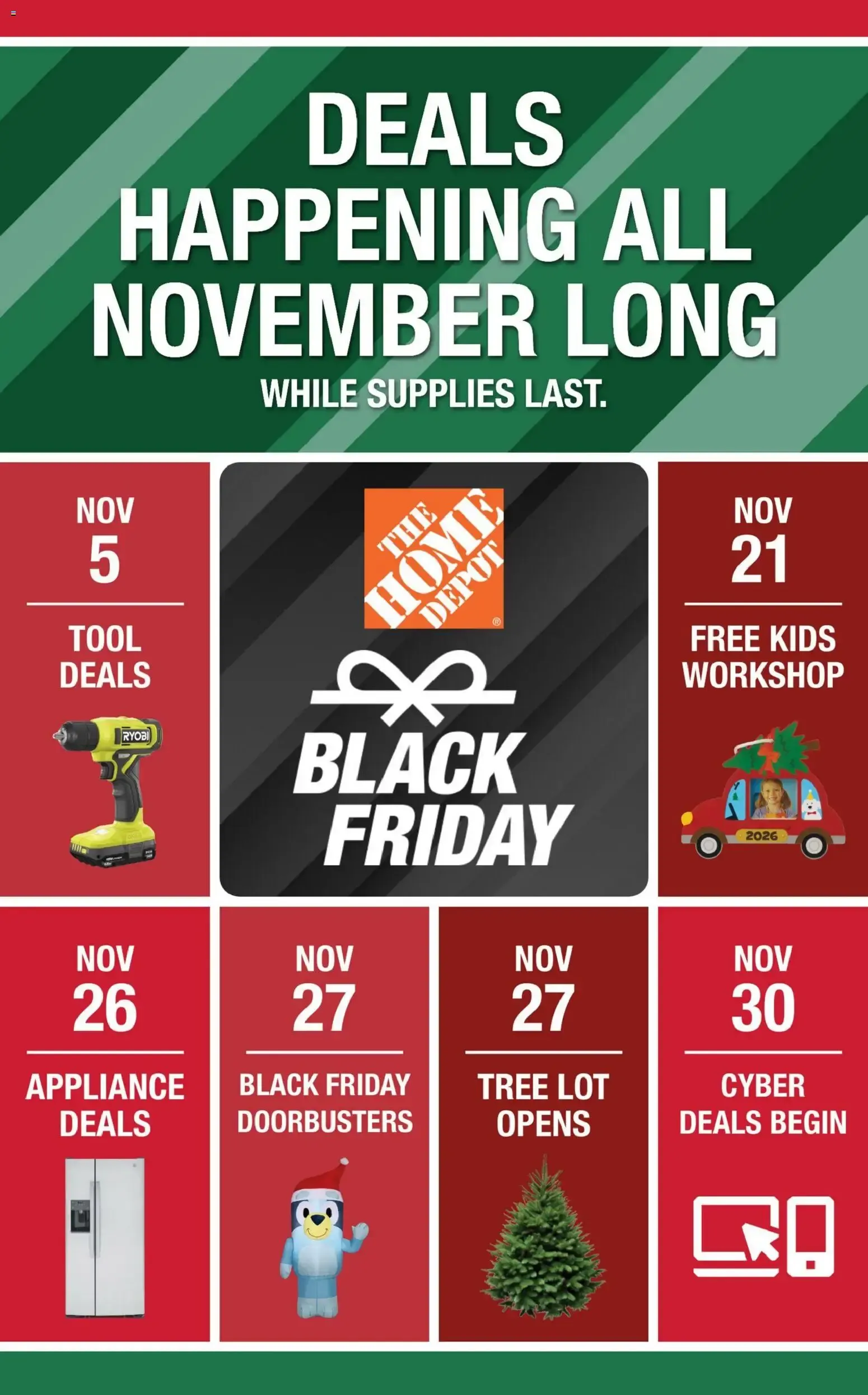 Weekly promotion Home Accents Holiday Decorations spanning from October 22 to November 5 2026 - Page 10 for Catalogue 365