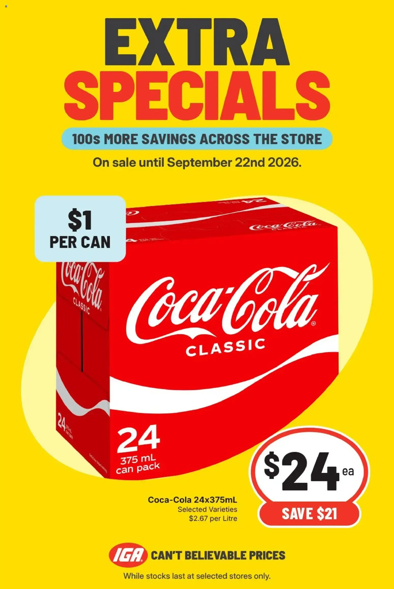 IGA Extra Specials - Catalogue valid from 16 September to 22 September 2026 - page 2