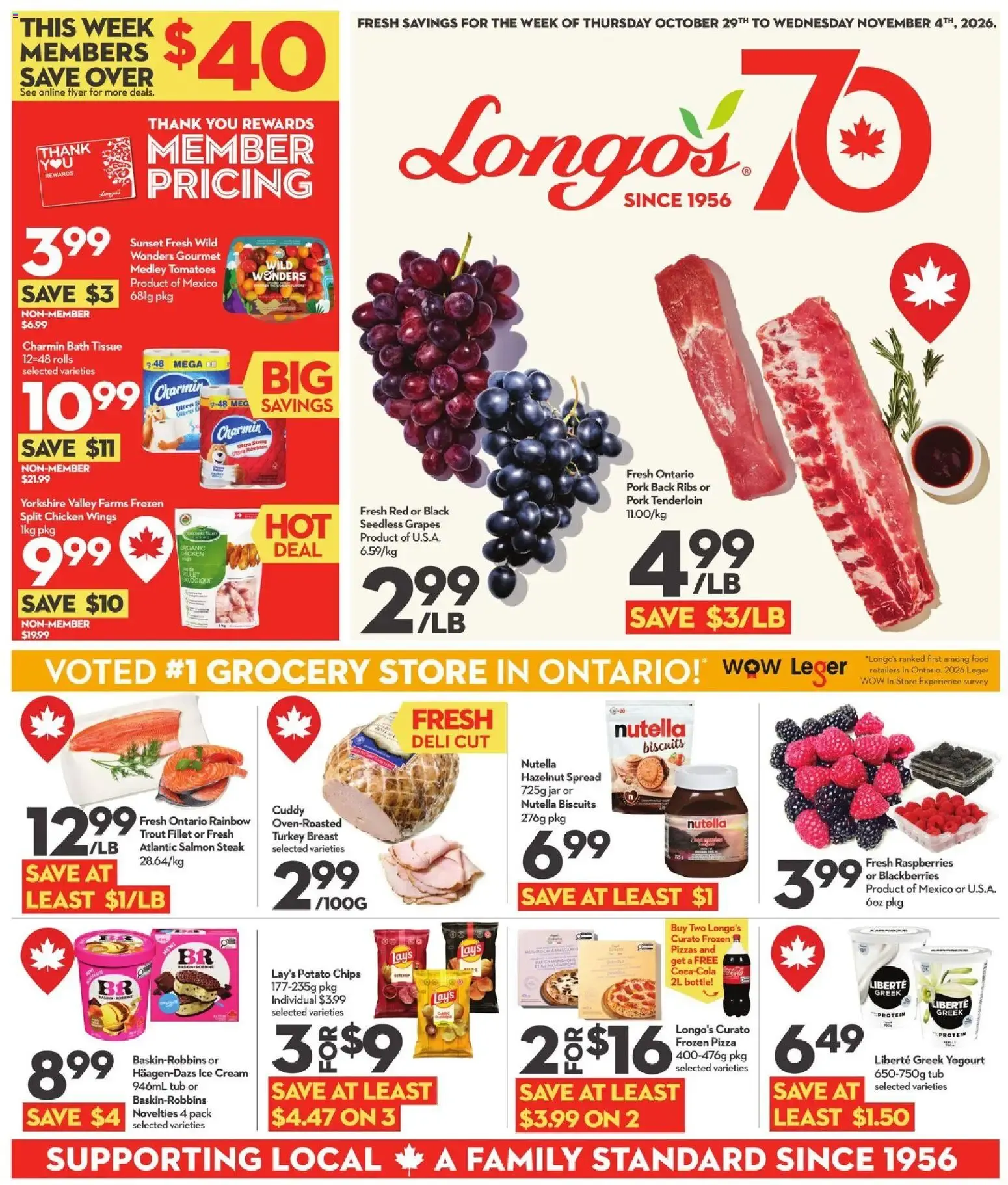 Longo's weekly flyer / circulaire from Oct 29, 2026 > weekly specials & deals