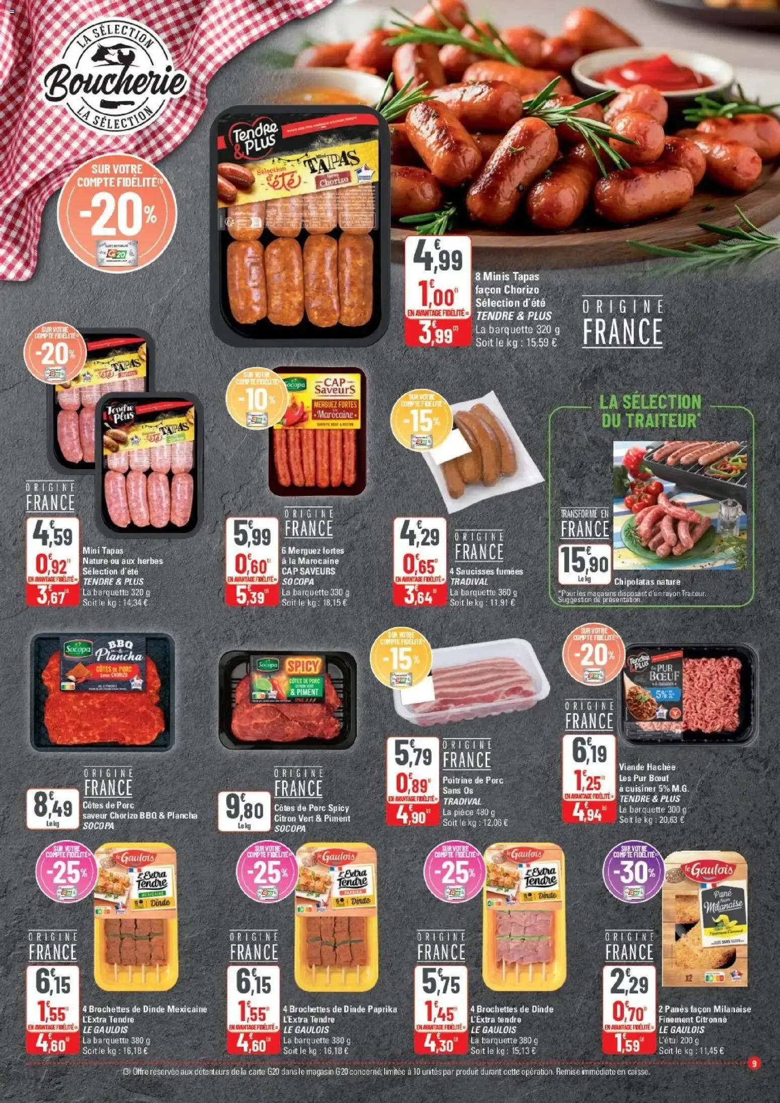 G20 Supermarchés catalogue à partir du 01/07/2026 - promo en ligne du 1 juillet au 12 juillet 2026 - Catalogue page 9