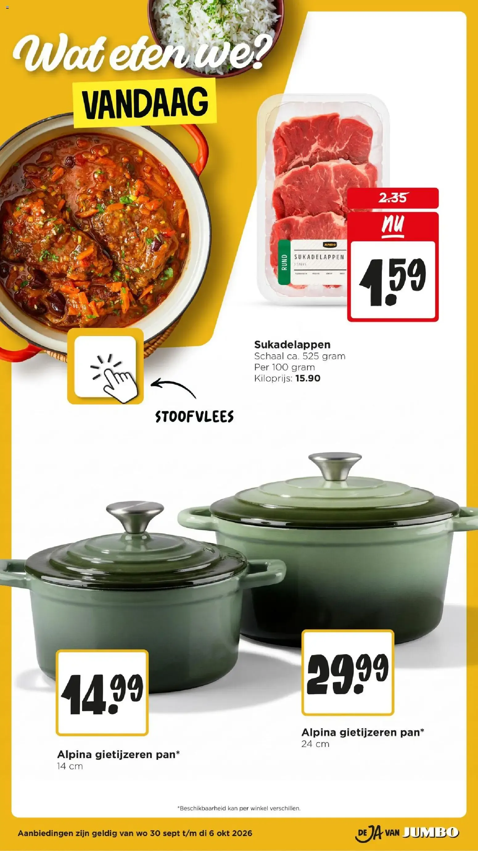 Jumbo Prijzenstorm Aanbiedingen van 30 september tot 6 oktober 2026 - Folder pagina 14