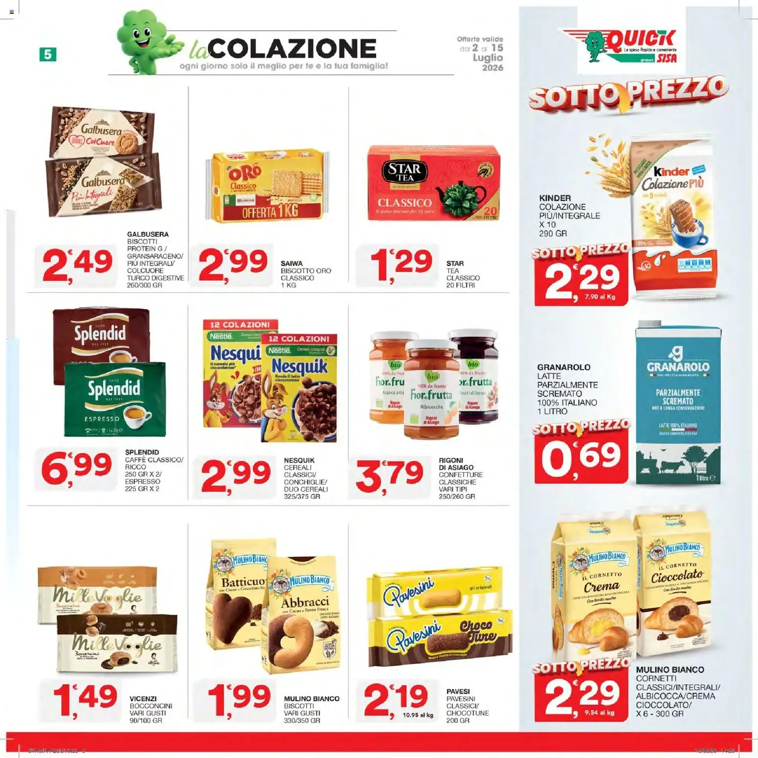 Nuovo SISA volantino Quick dal 02/07/2026 > offerte anteprima 🛍️ da 2 luglio a 15 luglio di 2026 - Pagina del volantino 5
