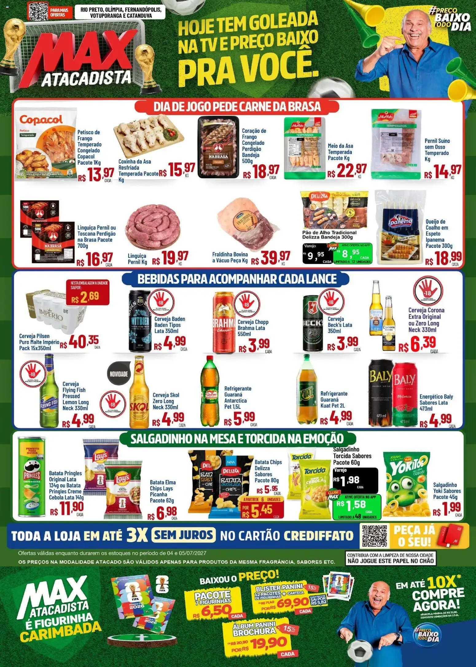 Encarte de Max Atacadista - Ofertas para o Dia do Jogo 4 de julho até 5 de julho 2027 - Pagina 1