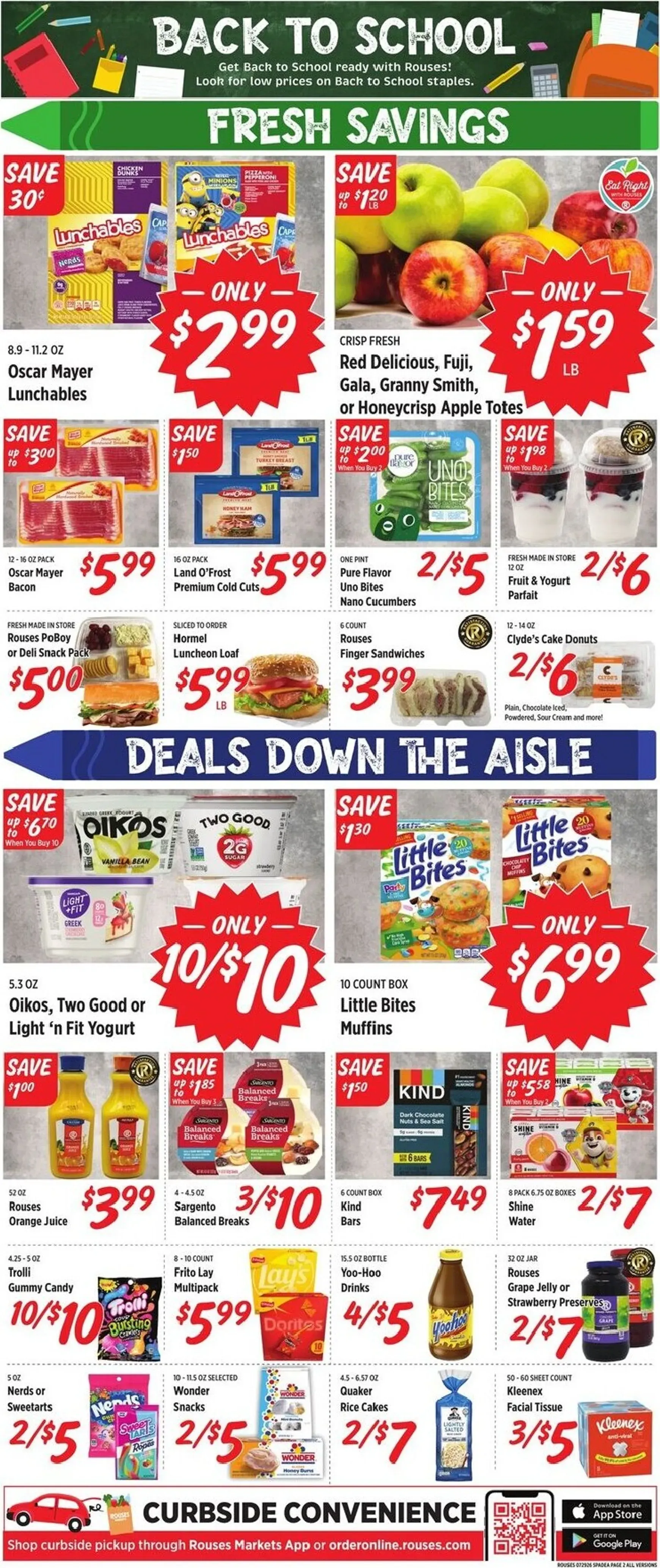 Weekly ad Current Rouses Markets leaflet valid from Wednesday 07/29/2026 to Wednesday 08/05/2026 from July 29 to August 5 2026 - Page 6