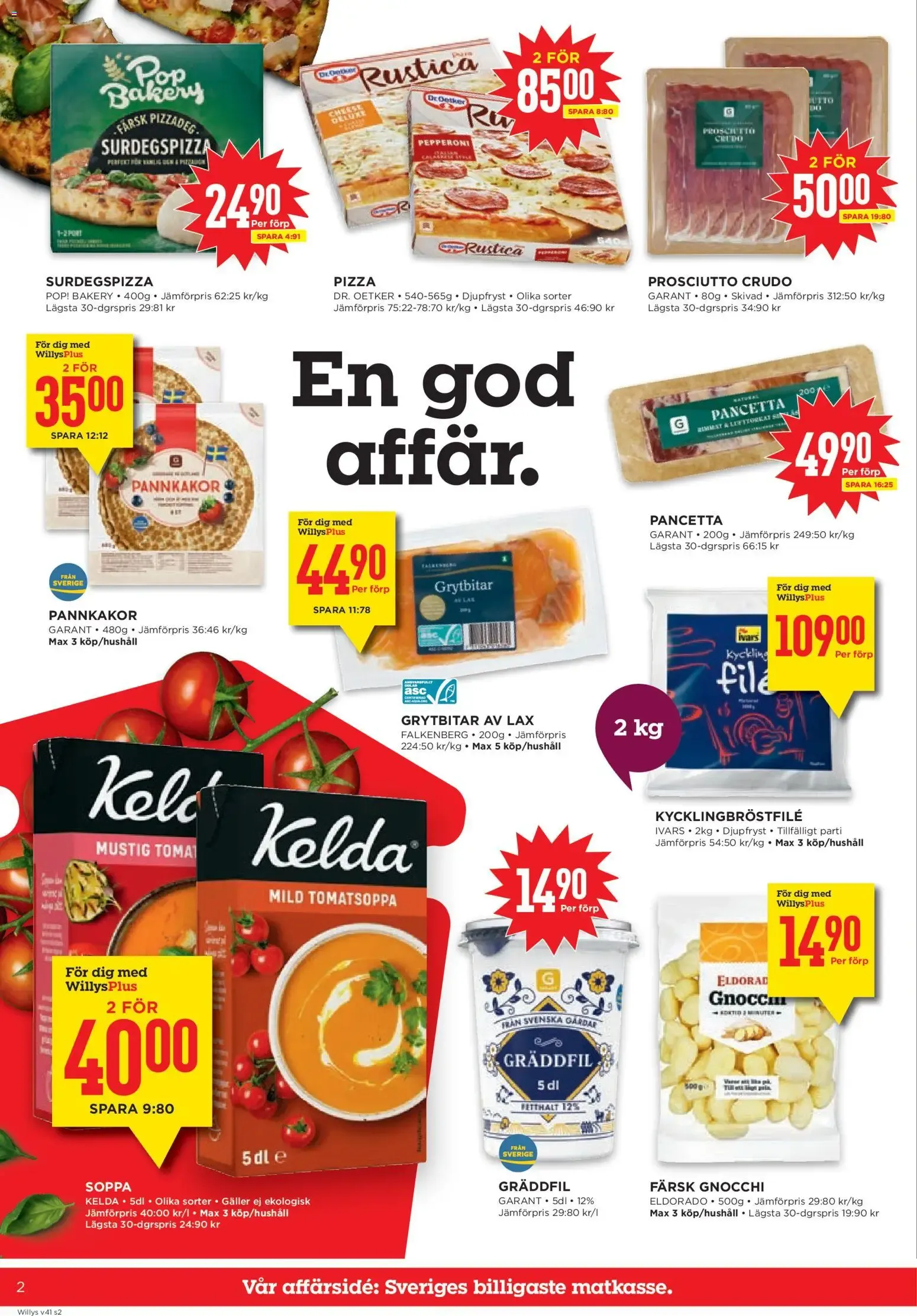 Willys: Massa gott till bra priser. från 5 oktober till 11 oktober 2026 - Reklamblad sidor 2