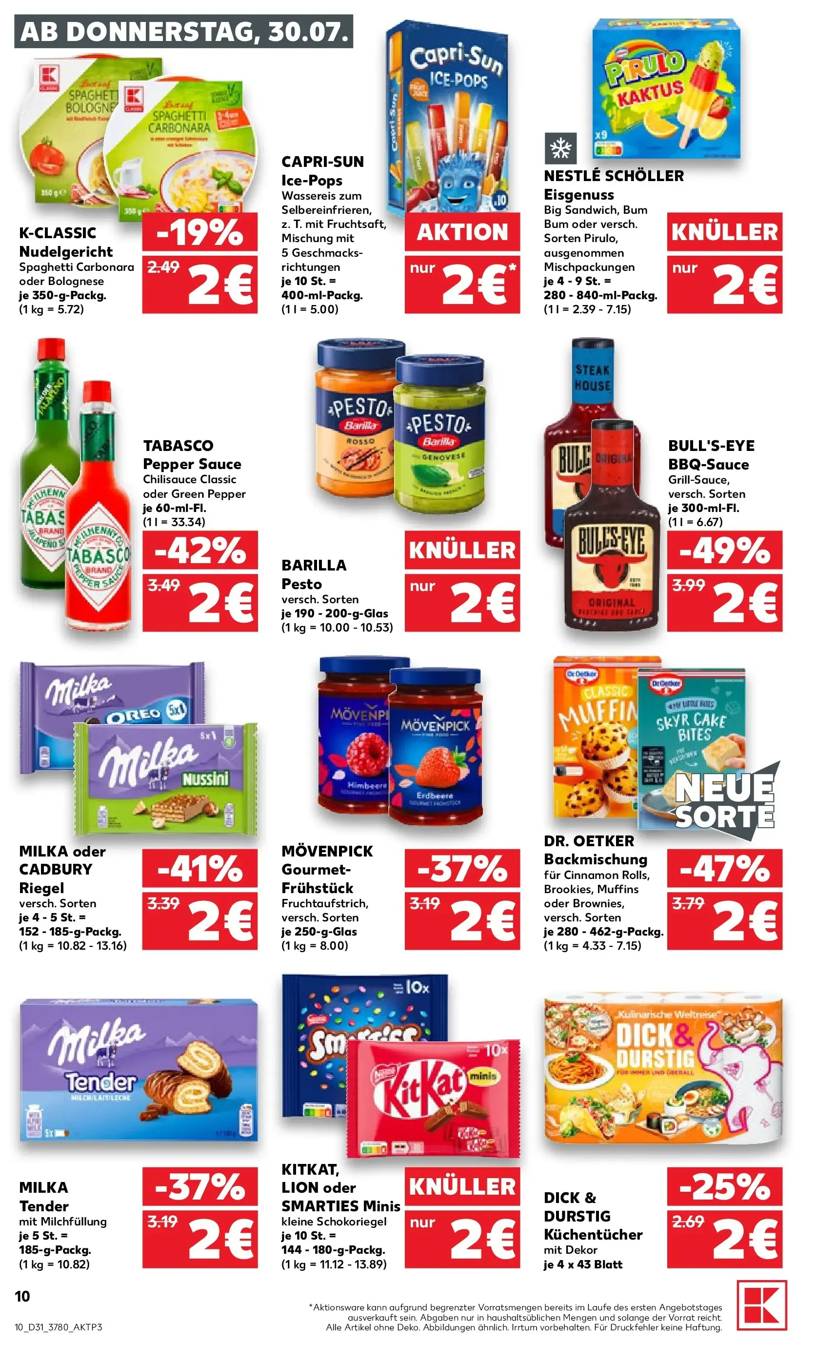 Kaufland: Ofertas de la Semana von 30. Juli bis 5. August 2026 - Prospekt seite 10