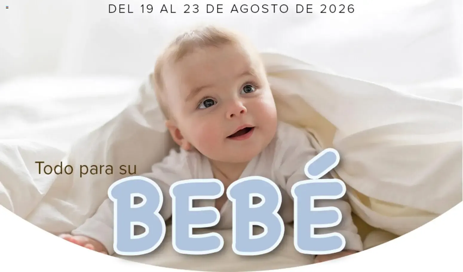 Catálogo de Todo para su BEBÉ 19 de agosto al 23 de agosto 2026 - Página 1