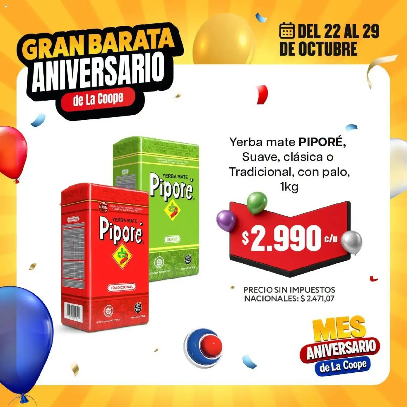 Ofertas de Gran Barata Aniversario de La Coope 22 de octubre al 29 de octubre 2026 - Página 2 del catálogo