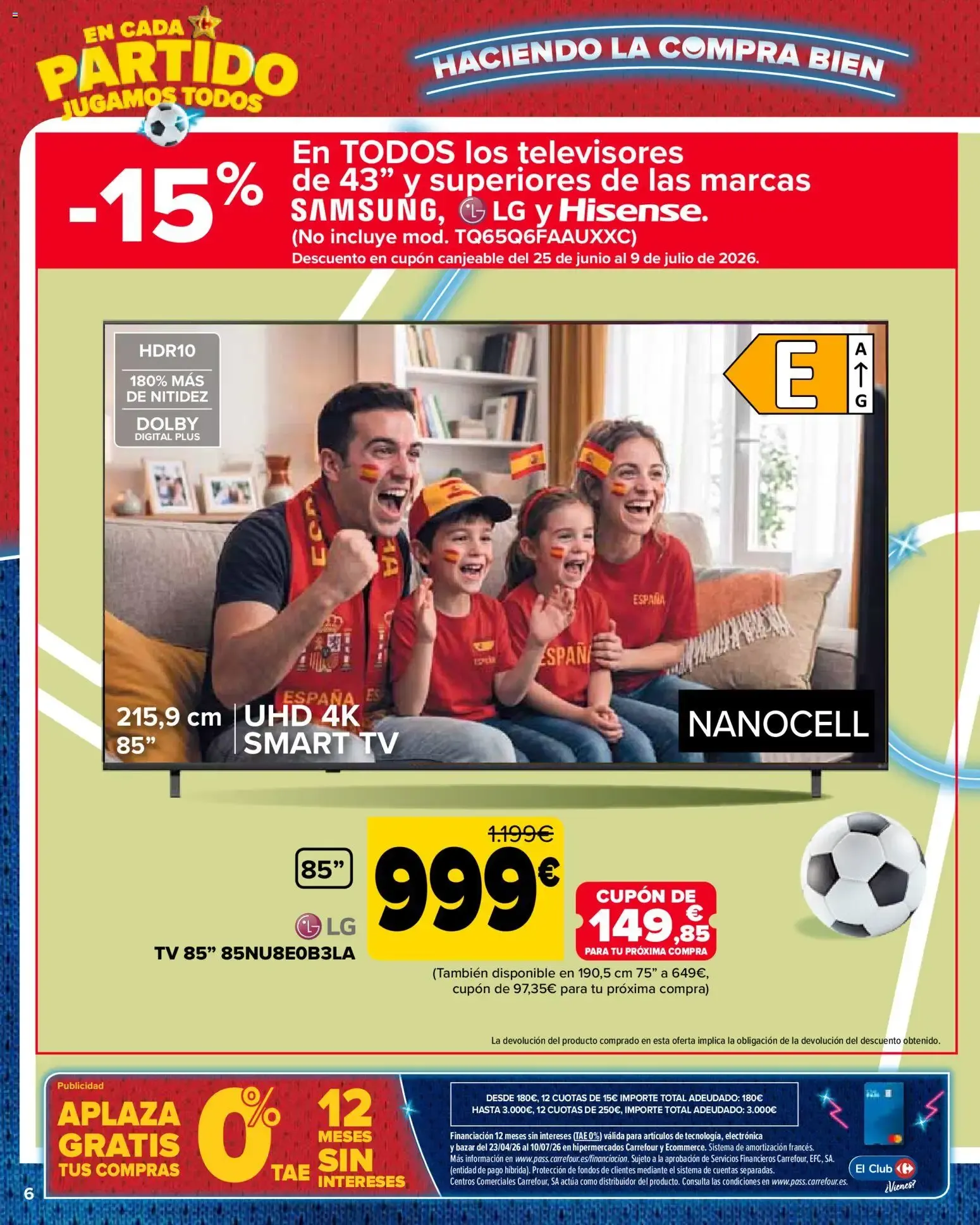 Catálogo de Carrefour La Fiesta del Futbol del 11/06/2026 | Catálogo 11 de junio al 24 de junio 2026 - Página 6
