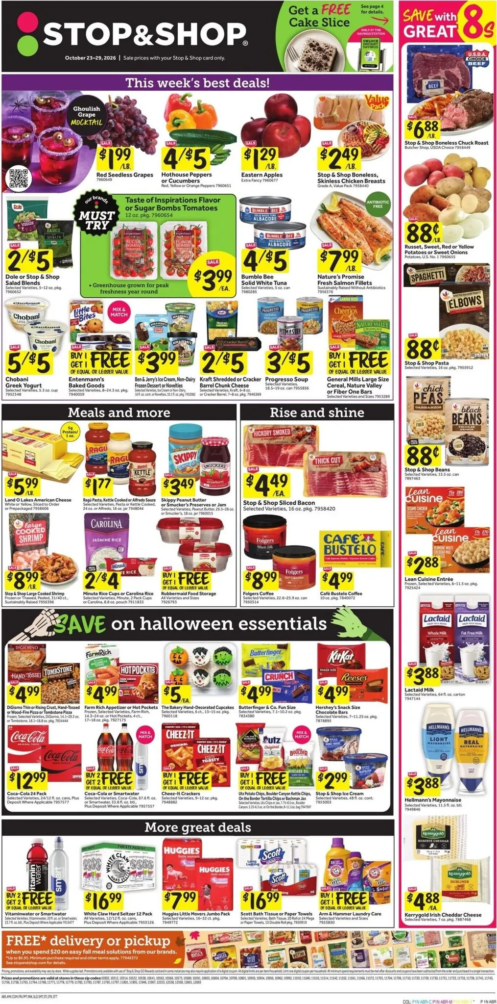 Current Stop and Shop leaflet valid from Friday 10/23/2026 to Thursday 10/29/2026