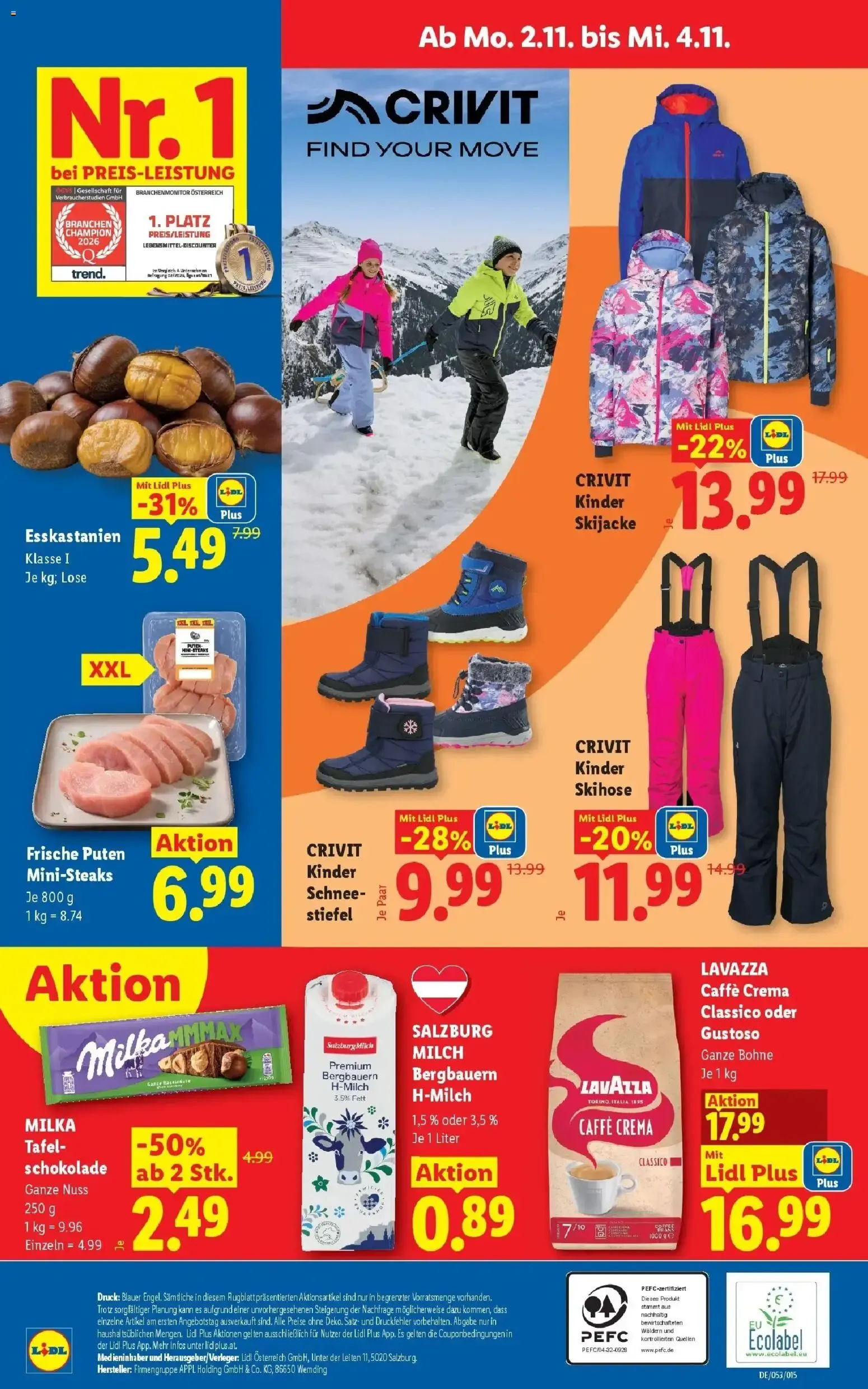 Lidl Flugblatt - Wien ab 25.10.2026 - Angebote ab donnerstag von 29. Oktober bis 31. Oktober 2026 - Flugblätt seite  29