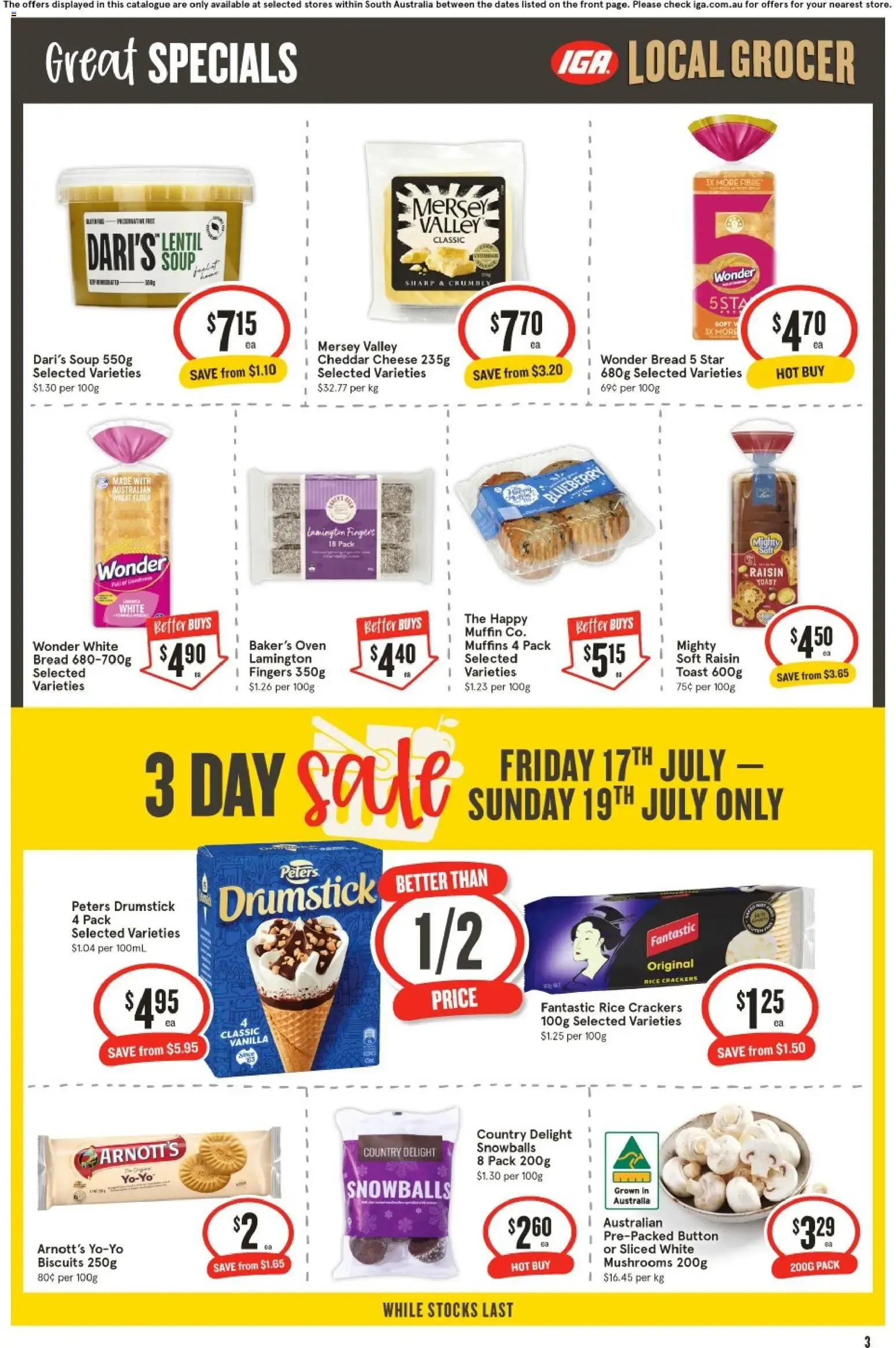 IGA Local Grocer - Catalogue valid from 15 July to 21 July 2026 - page 3