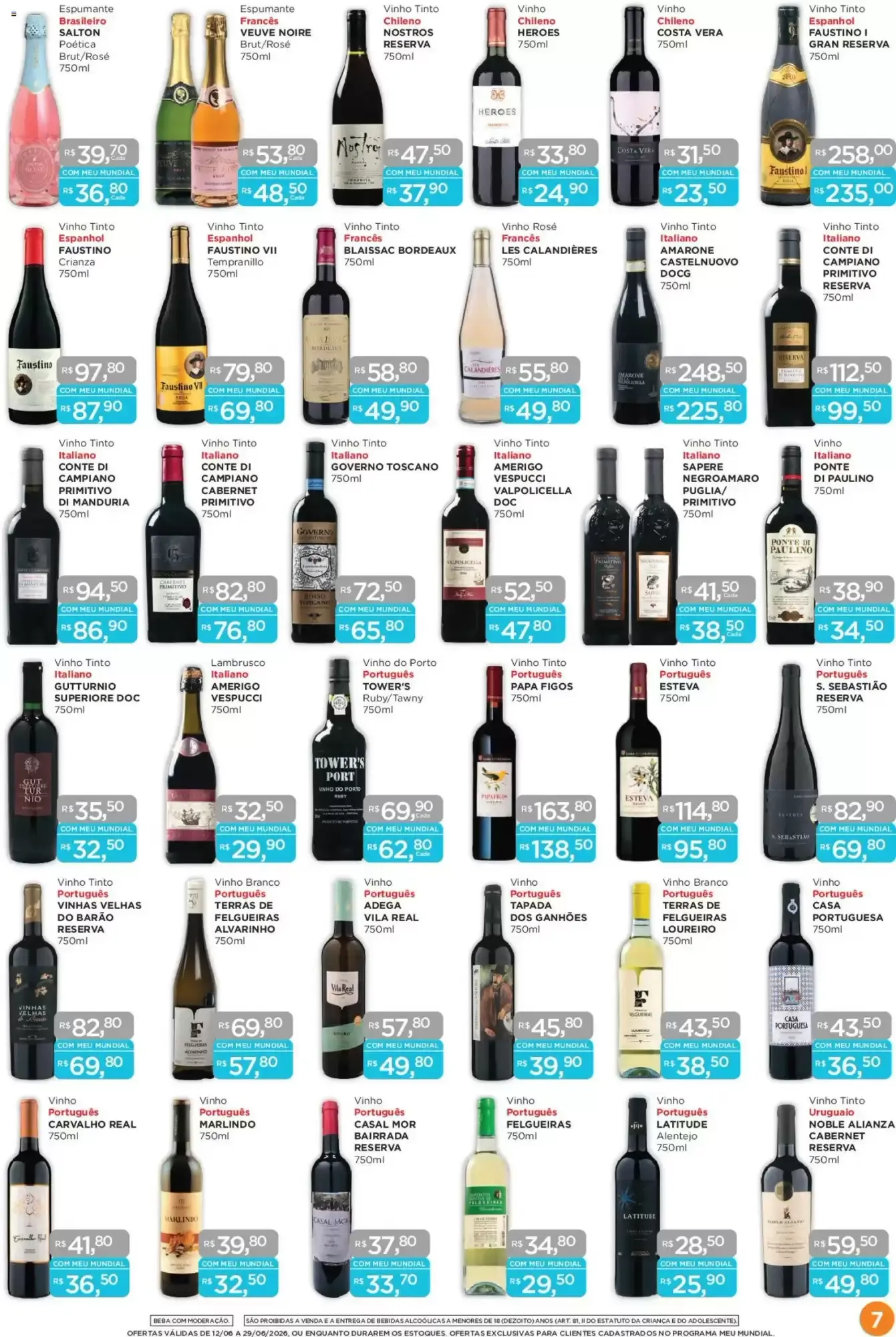 Encarte de Mundial de Ofertas - Show de Bola 12 de junho até 29 de junho 2026 - Pagina 7