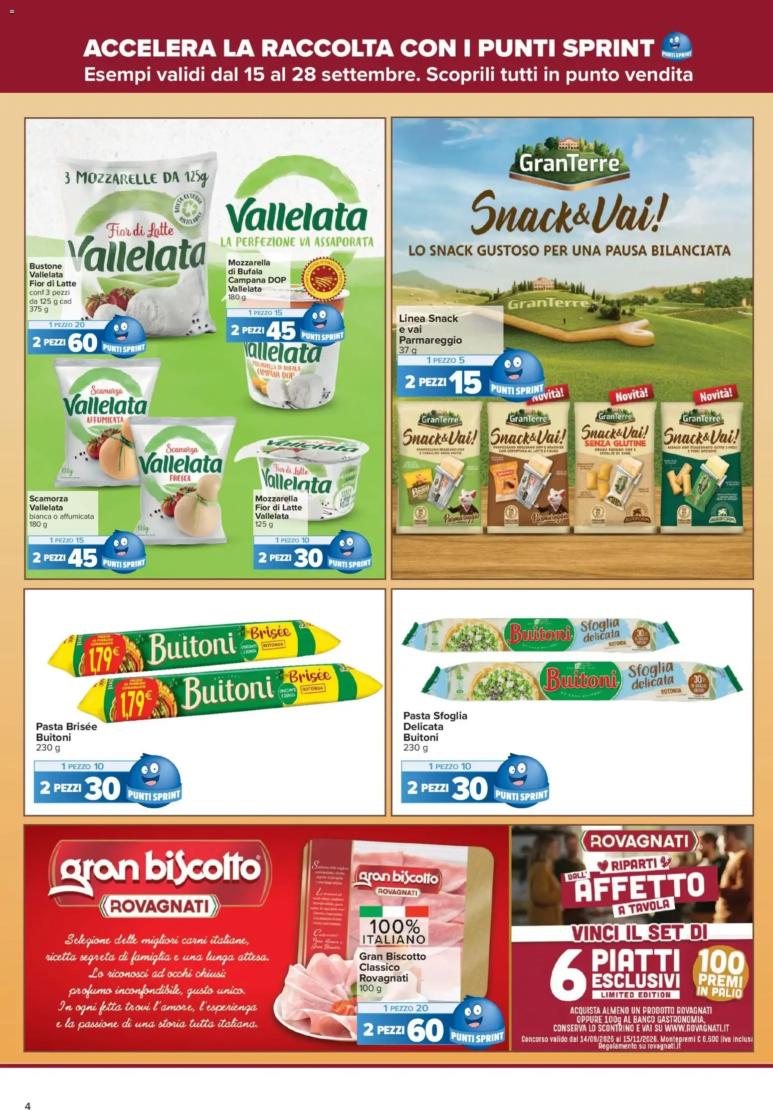 Nuovo Carrefour volantino Iper - Punti Sprint Payback dal 15/09/2026 > offerte anteprima 🛍️ da 15 settembre a 28 settembre di 2026 - Pagina del volantino 4
