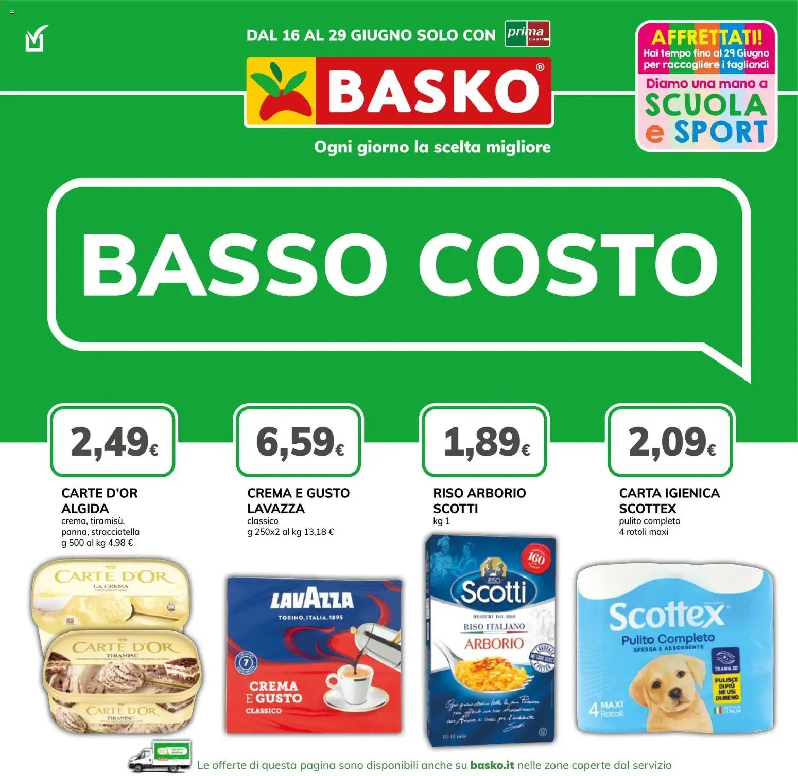 Basko Basso Costo da 16 giugno a 29 giugno di 2026 - Pagina del volantino 1