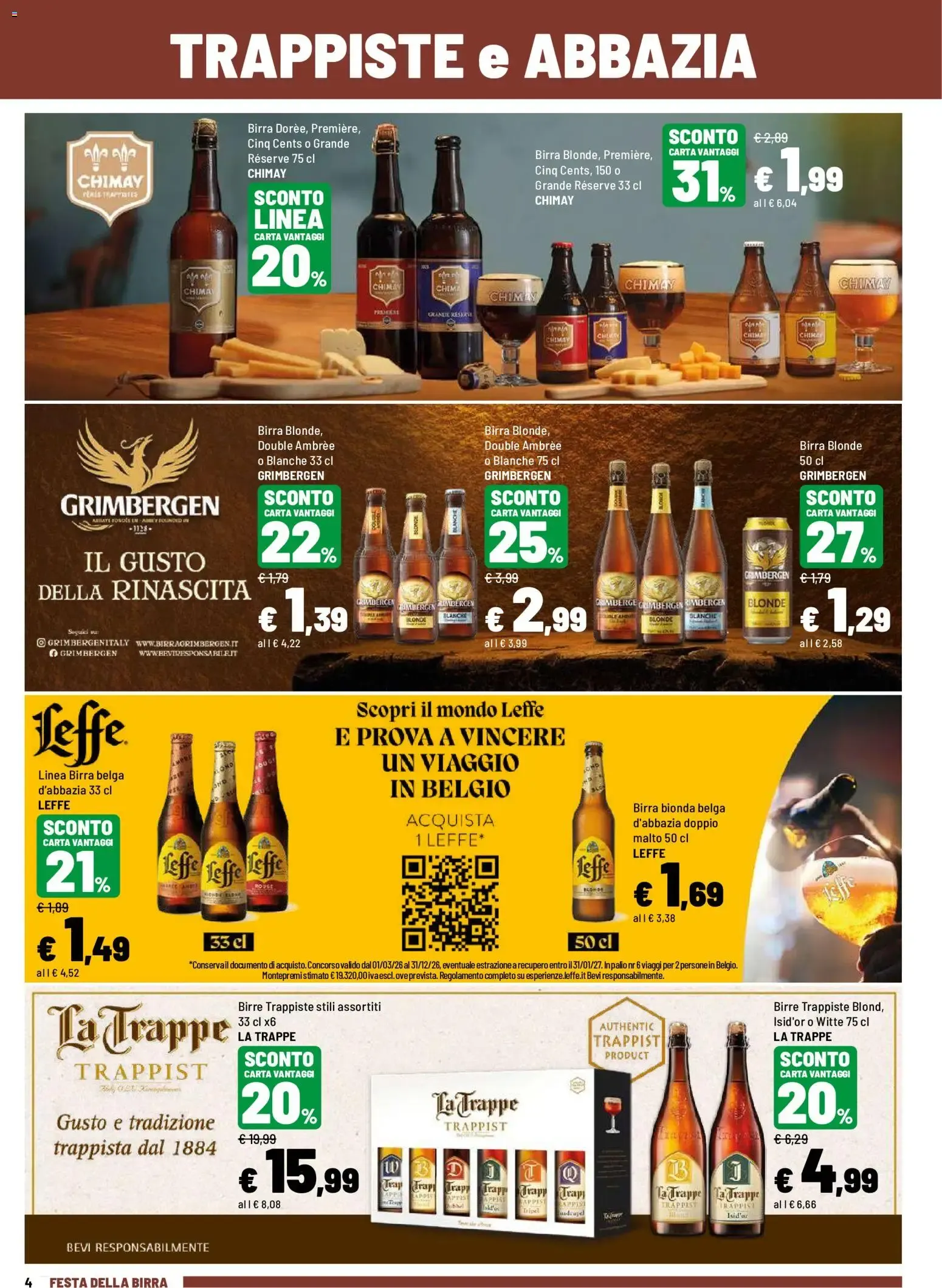 FESTA DELLA BIRRA da 27 luglio a 16 agosto di 2026 - Pagina del volantino 4