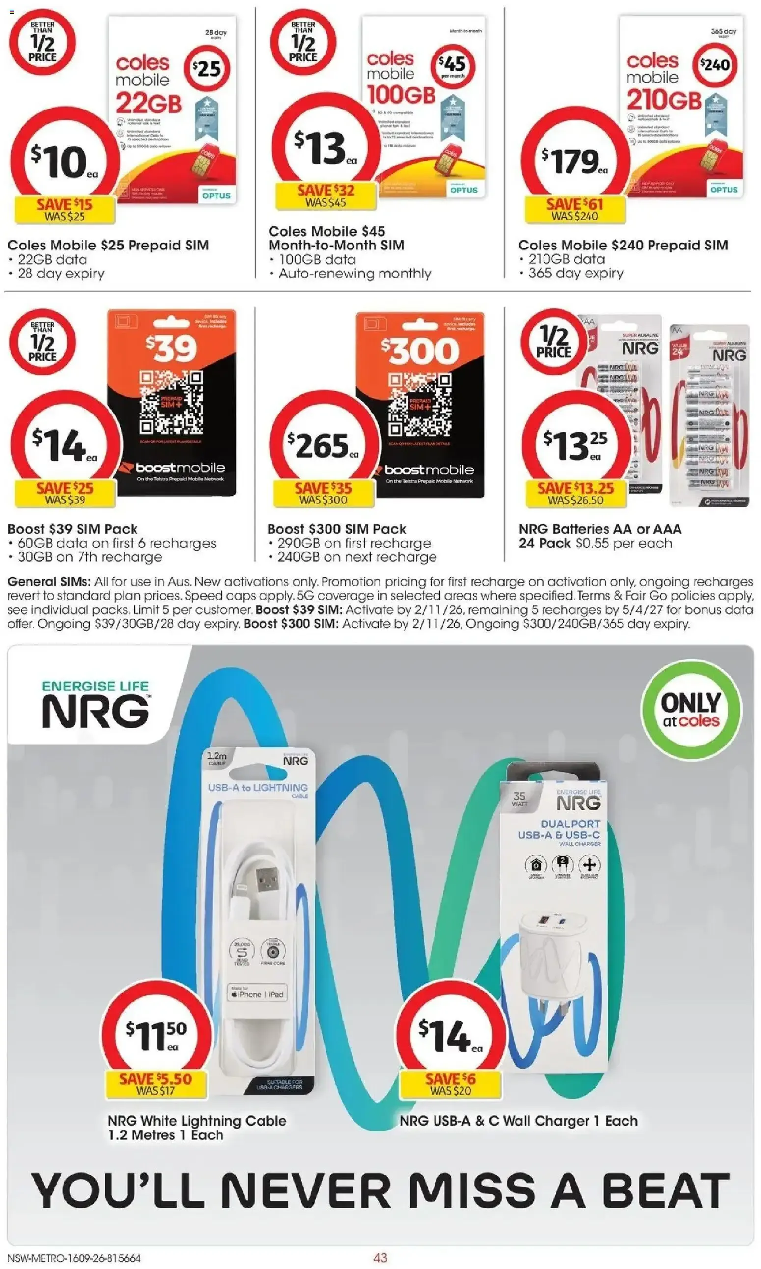 Coles catalogue valid from 16/09/2026 > Online Australia - Catalogue valid from 16 September to 22 September 2026 - page 43