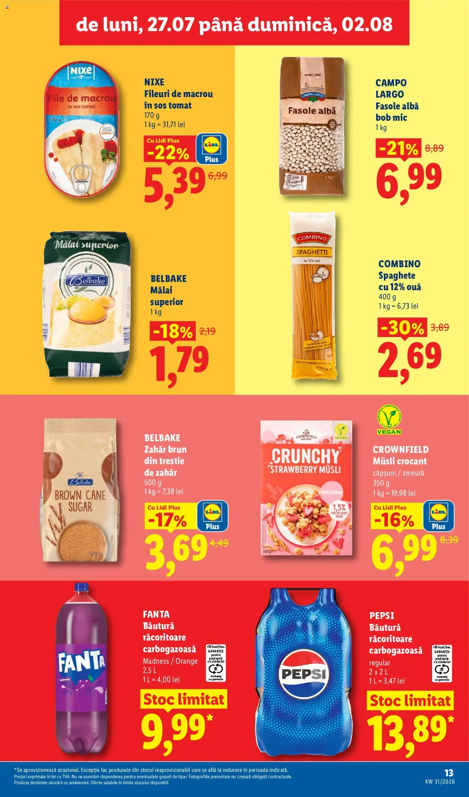 Catalog Catalog LIDL 27.07.2026 - Oferta și Revista online de la 27 iulie până la 2 august 2026 - Revista Pagina 13