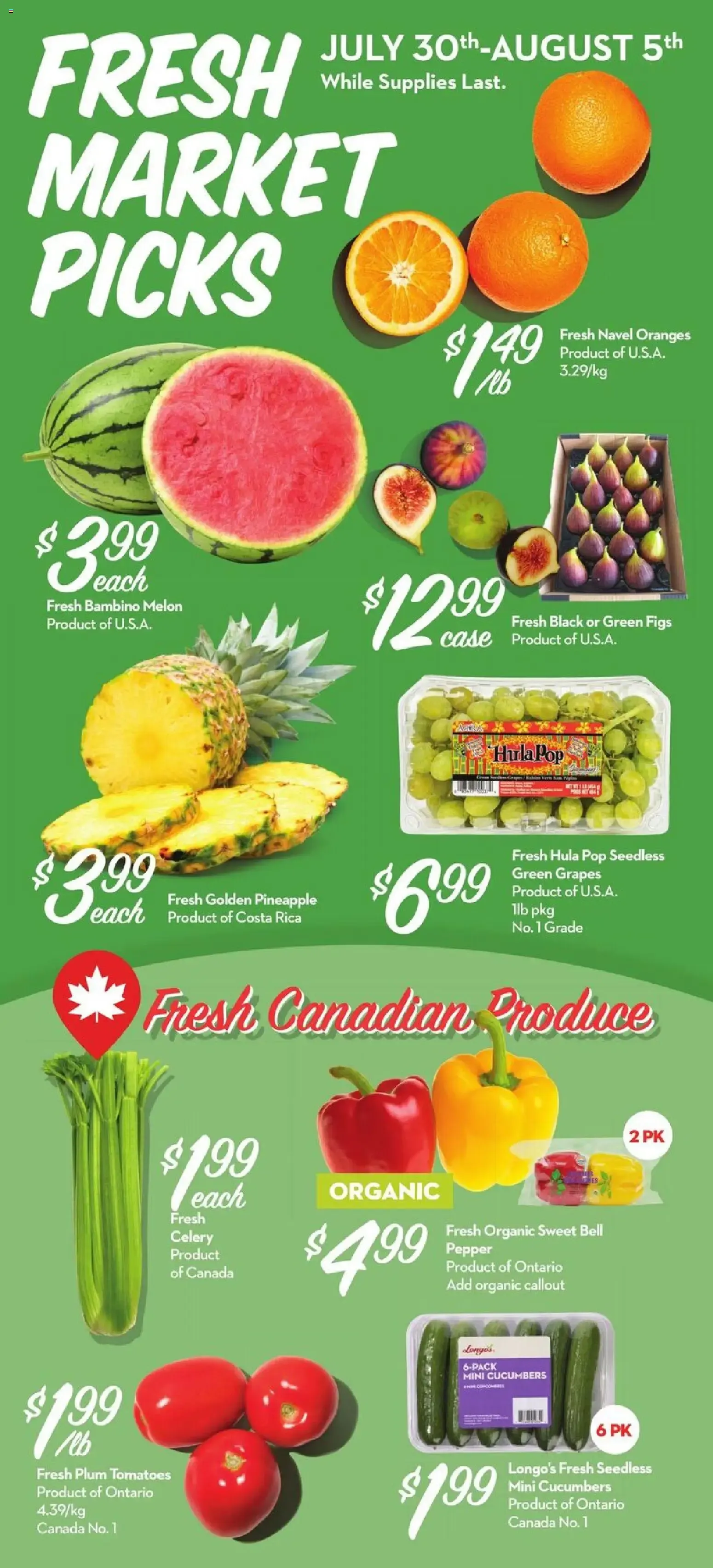 Longo's Civic Holiday Hours from August 3 to August 3 2026 - flyer page 2